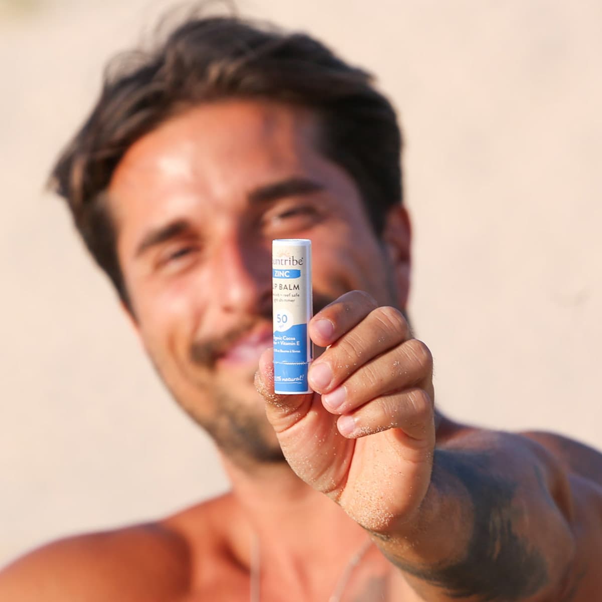 Suntribe Läppbalsam med Zink SPF50 3
