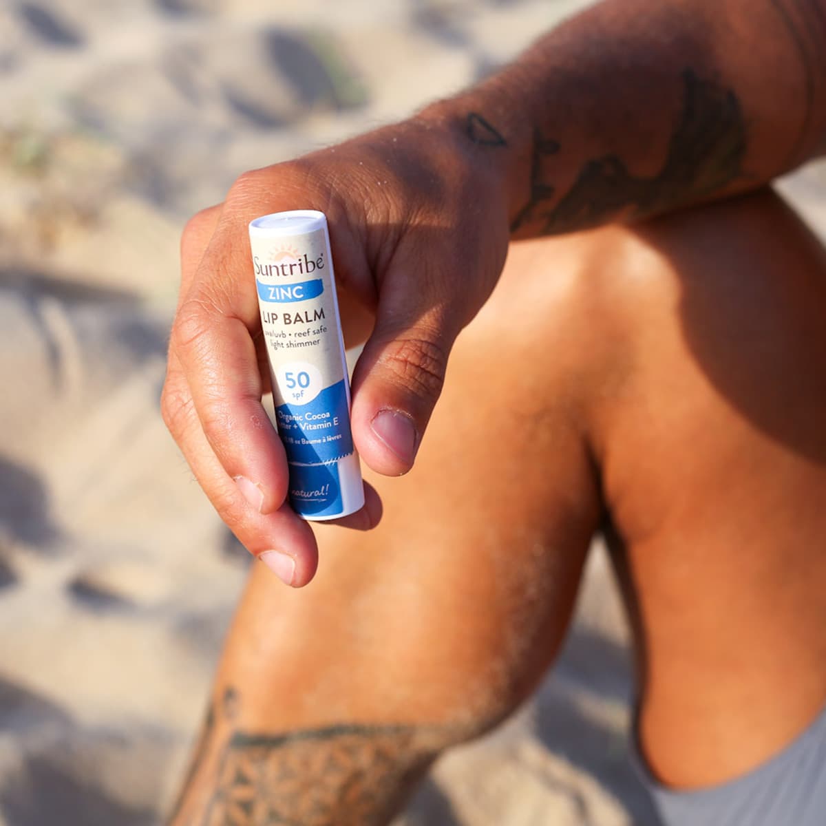 Suntribe Läppbalsam med Zink SPF50 5