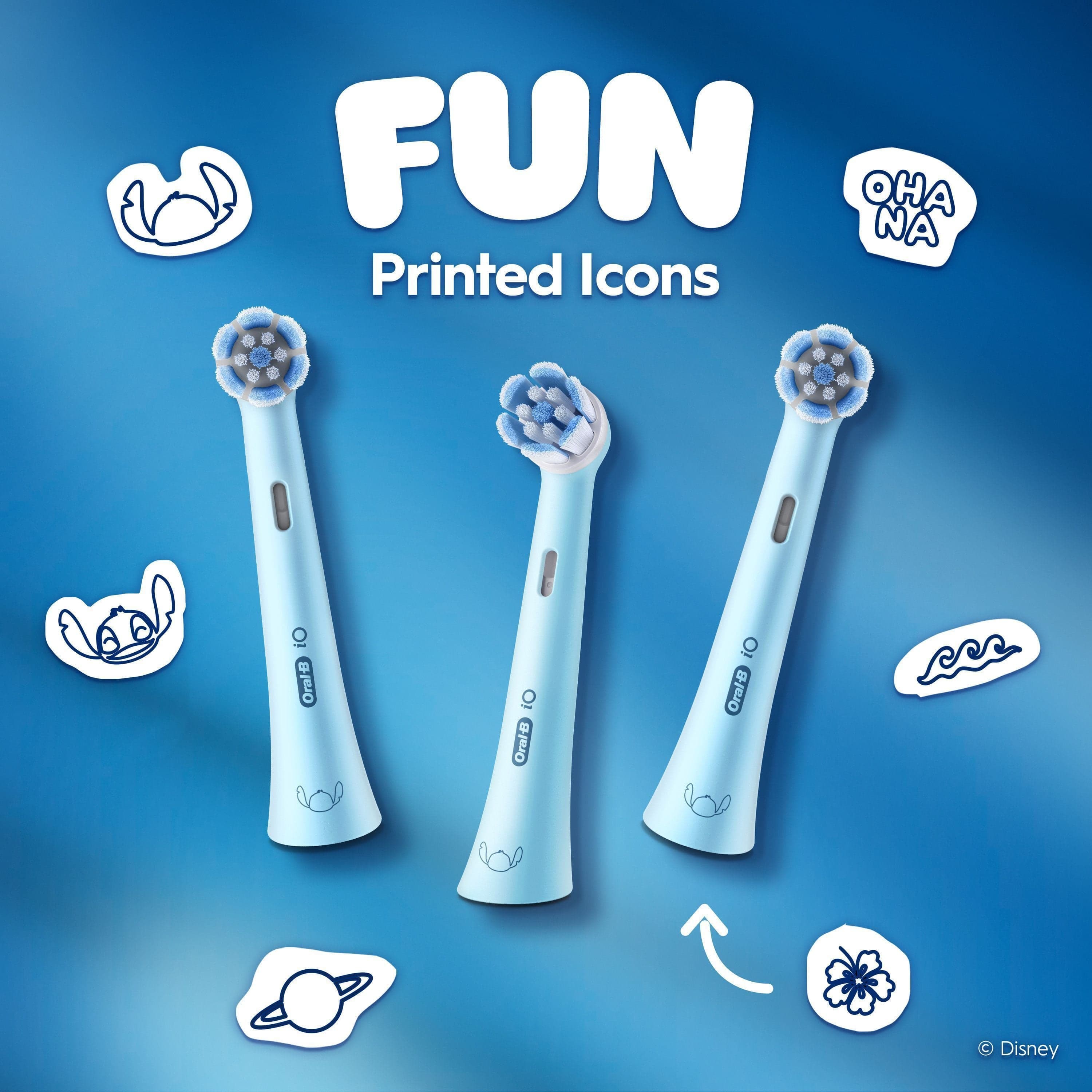 Oral-B iO Kids 6+ Disney Stitch Tandborsthuvuden Refill 2 st - produktbild 5