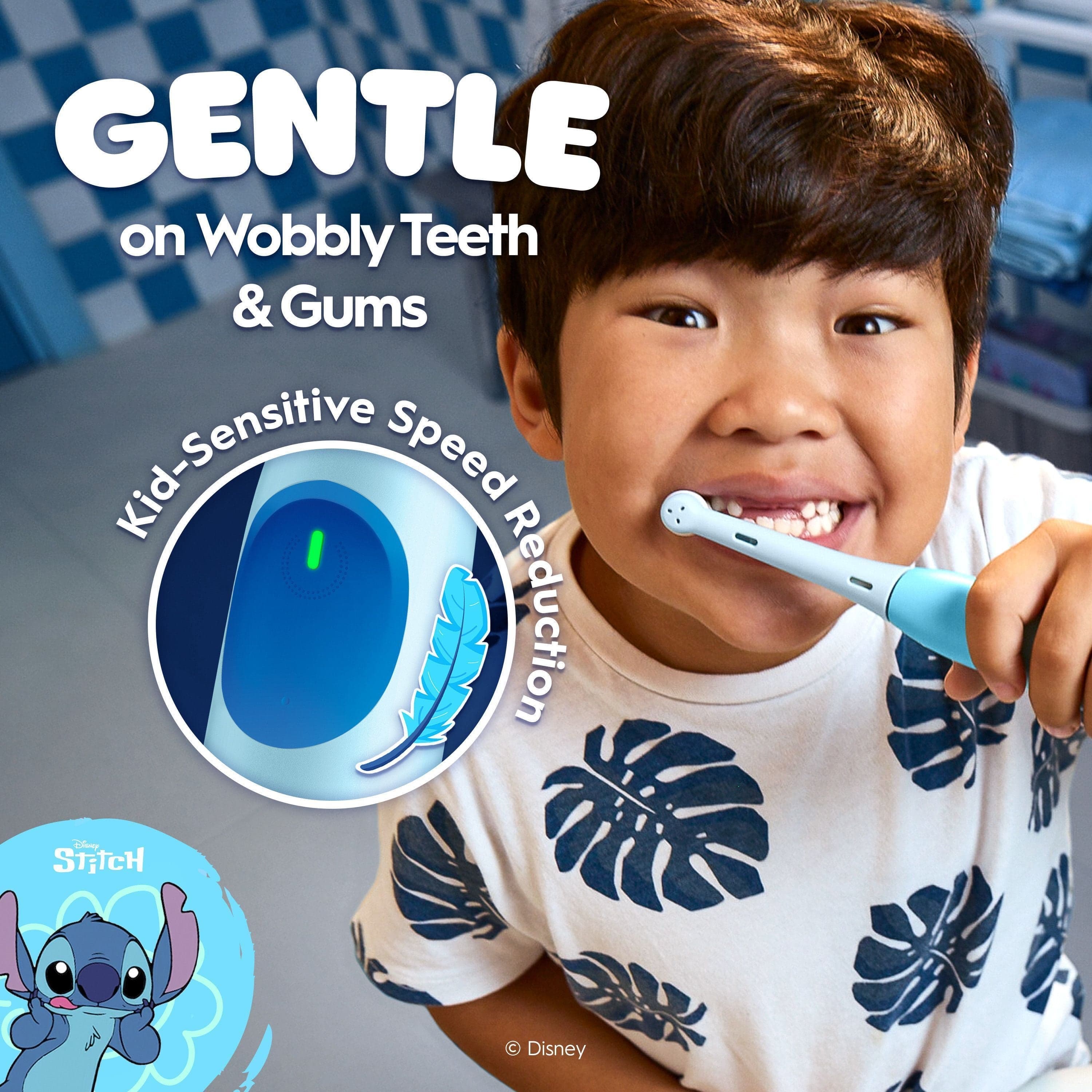 Oral-B iO Kids 6+ Disney Stitch Eltandborste med Musiktimer - produktbild 4