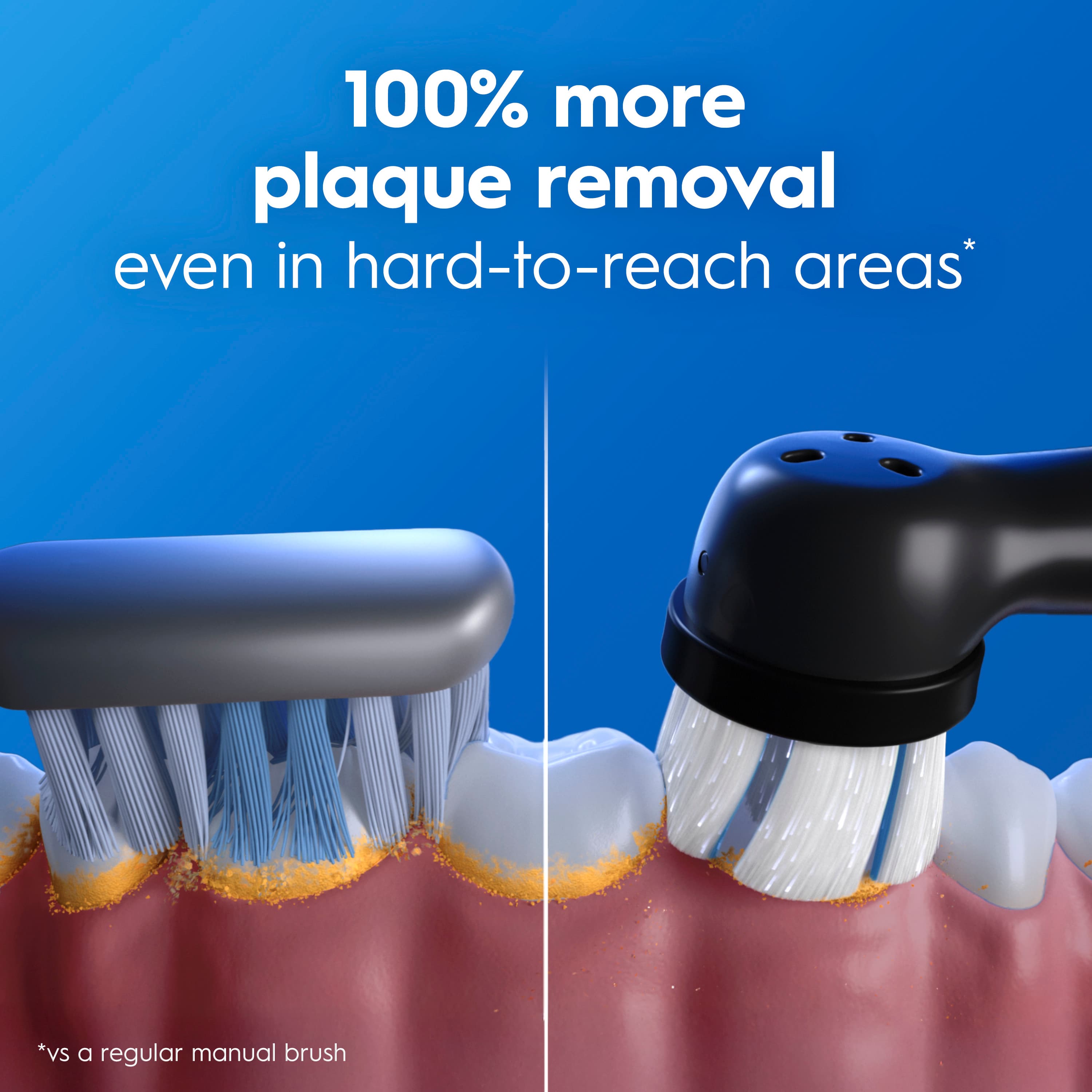 Oral-B iO 2 Night Black Eltandborste med Extra Tandborsthuvud & Resefodral - produktbild 2