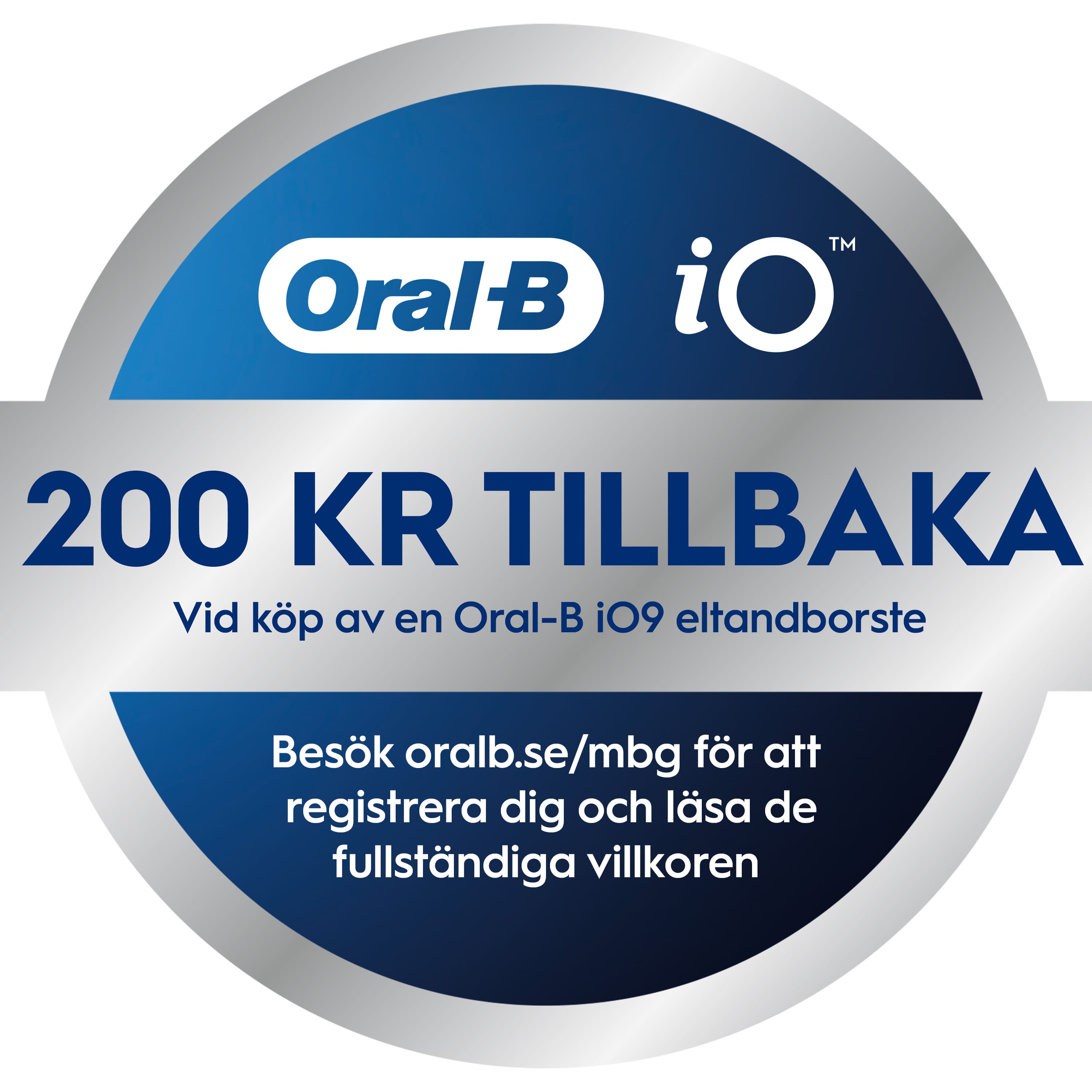 Oral-B iO 9 Eltandborste Svart med tillbehör - produktbild 5