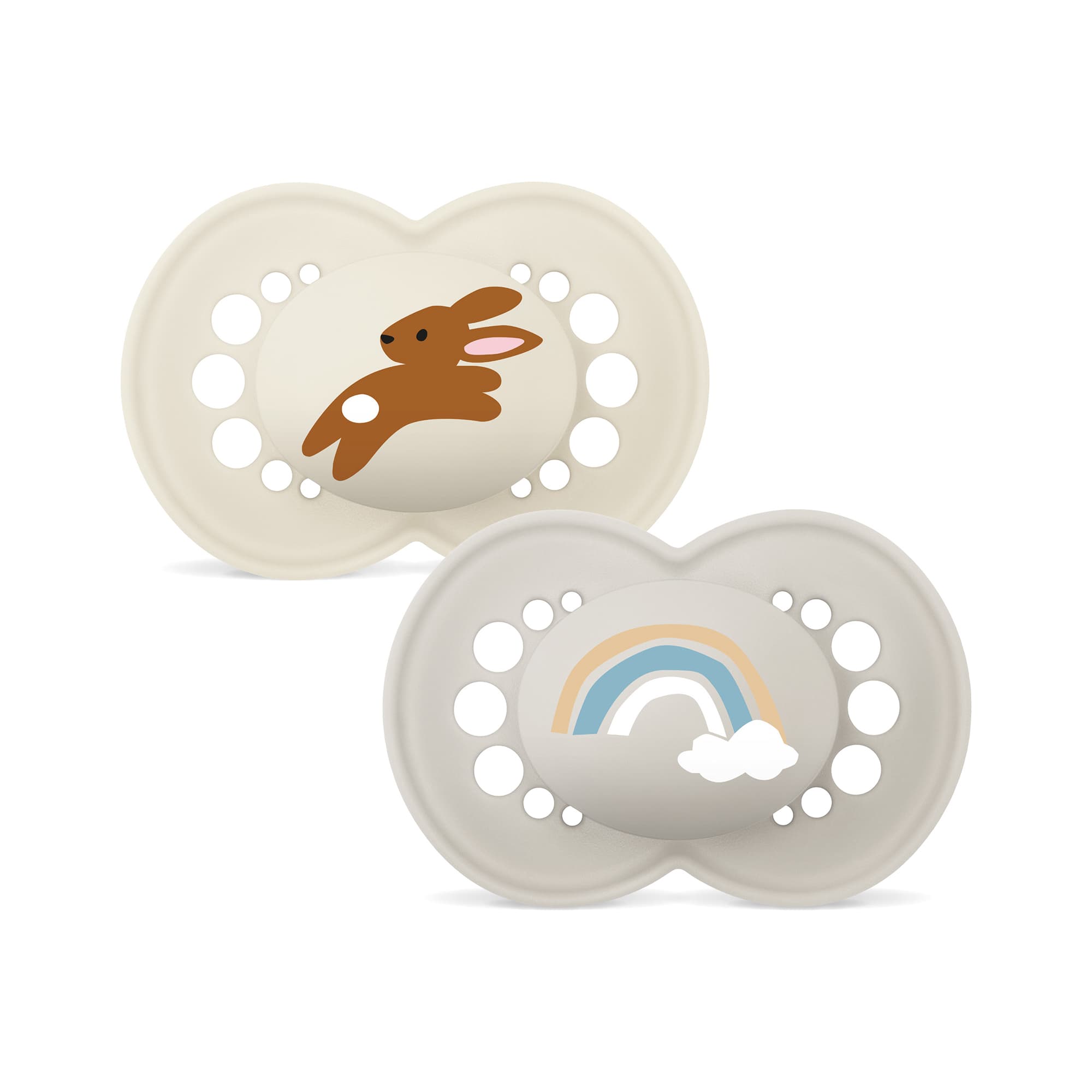 MAM Original Silicone 6-16 mån Neutral 2-pack