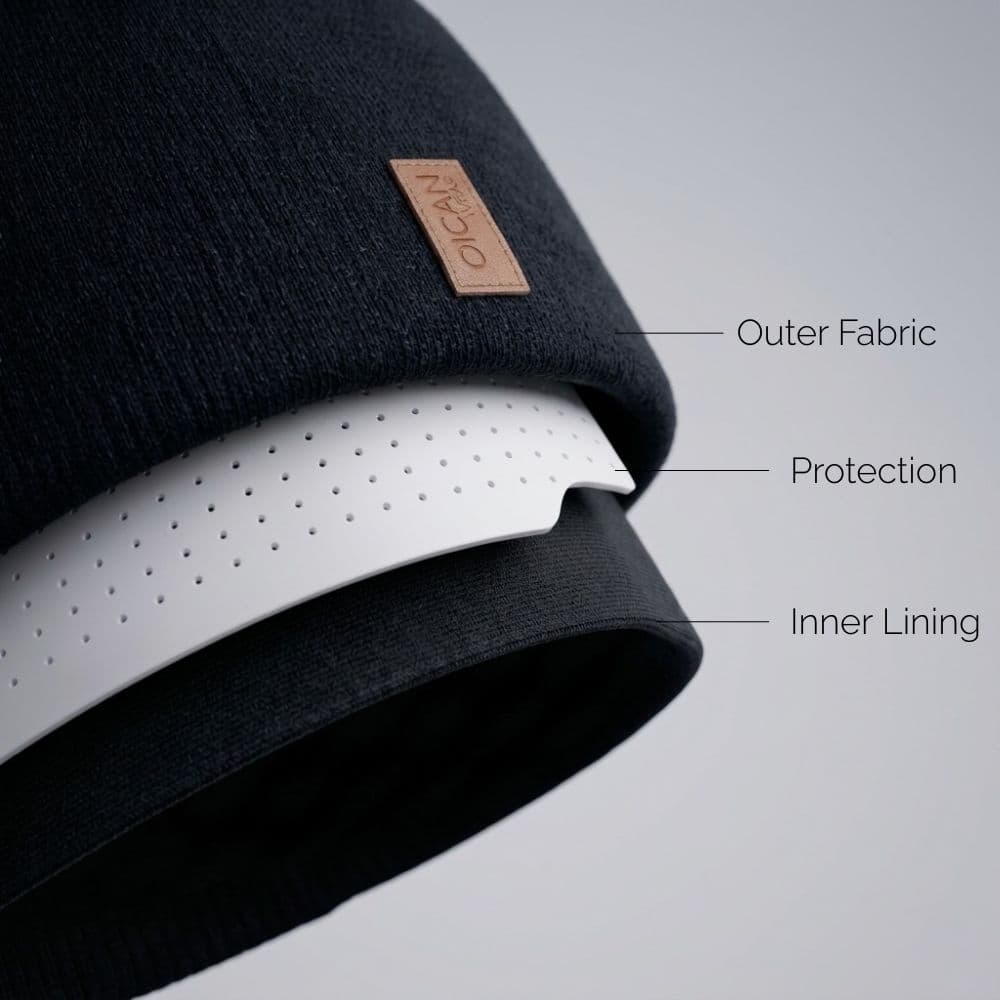 OICAN Safe Hat Cotton Black L 3
