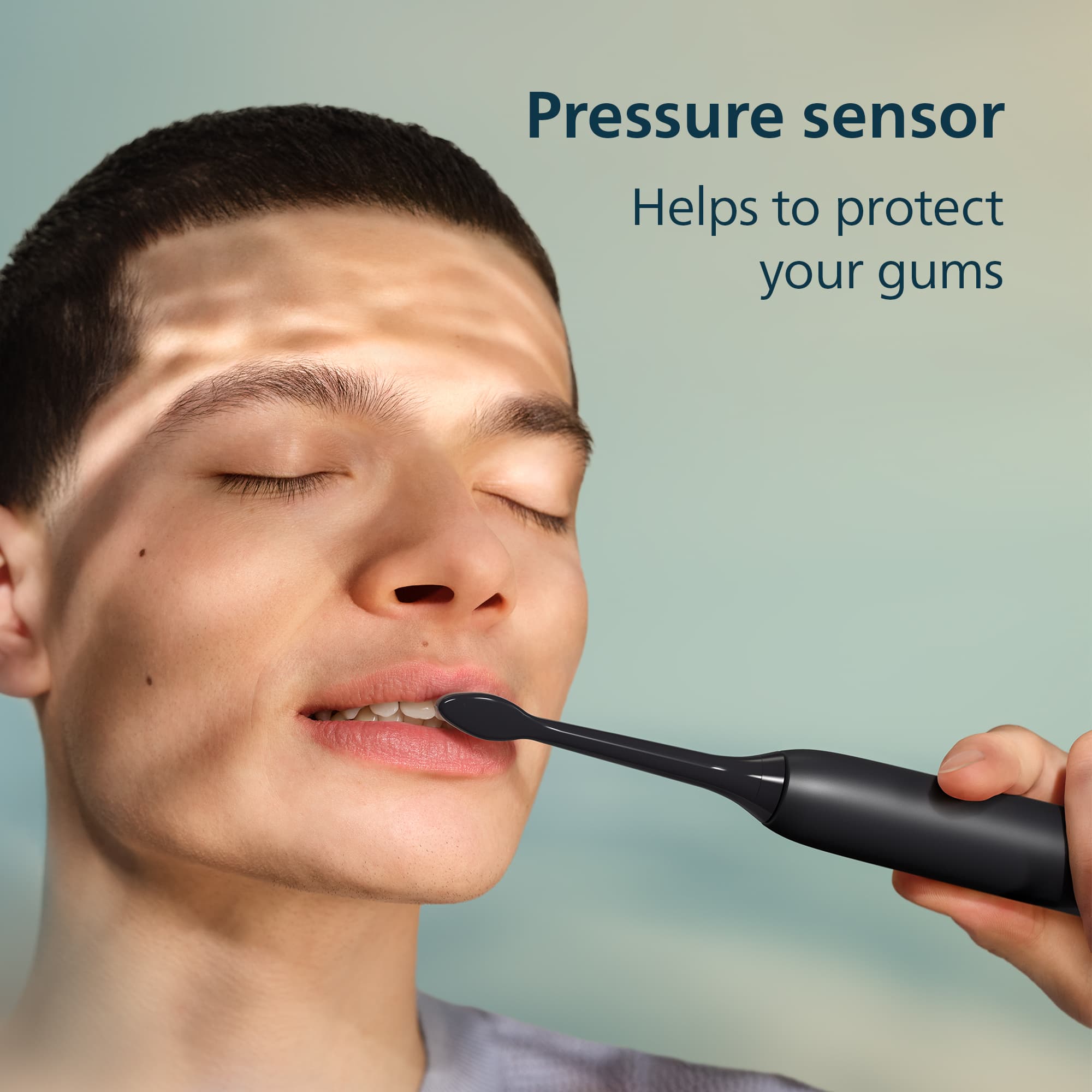 Philips Sonicare Eltandborste 4100 Series Svart med Resefodral 3