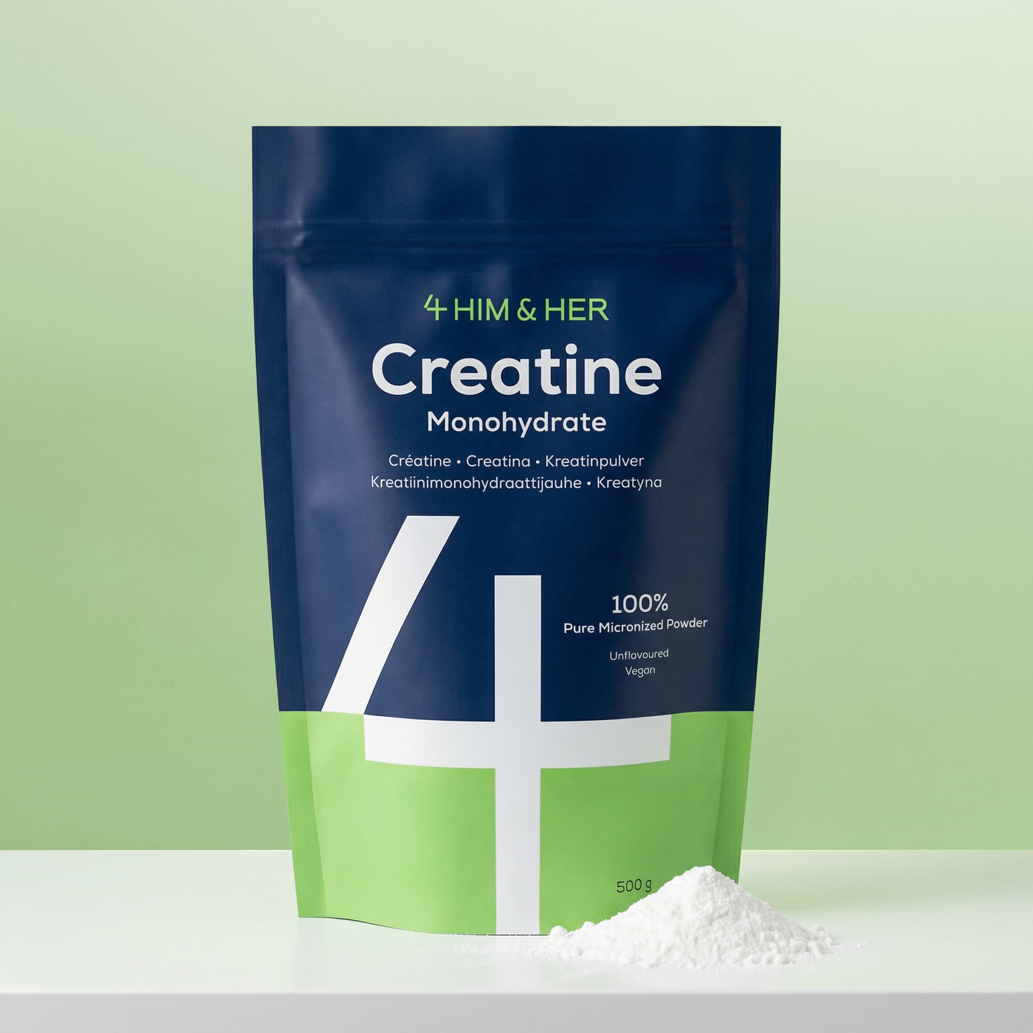 4HIM&HER Creatine Monohydrate - Kreatinpulver 500 g 2