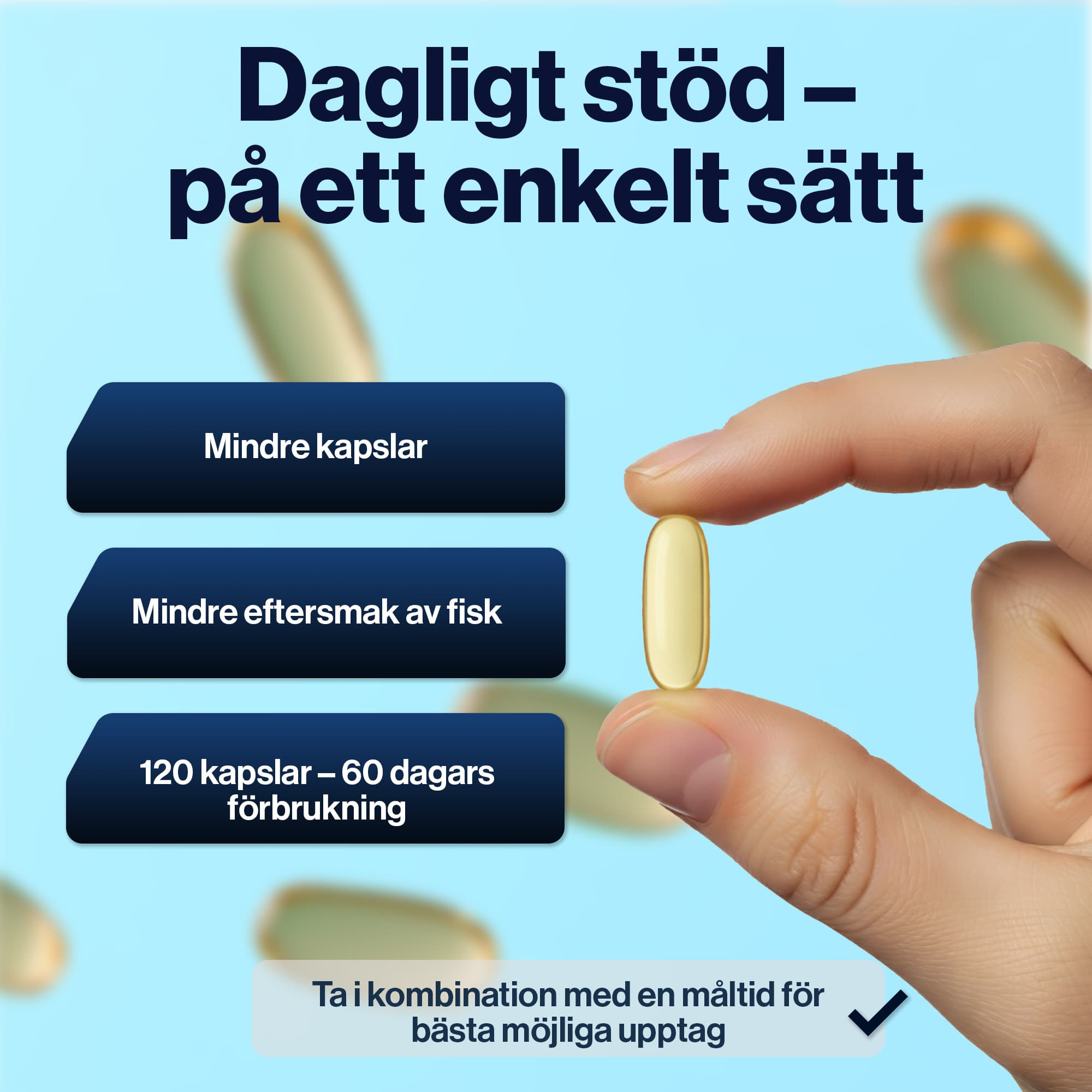 4HIM&HER Omega-3 80% Fiskeoljekapsel 120 kapslar 5