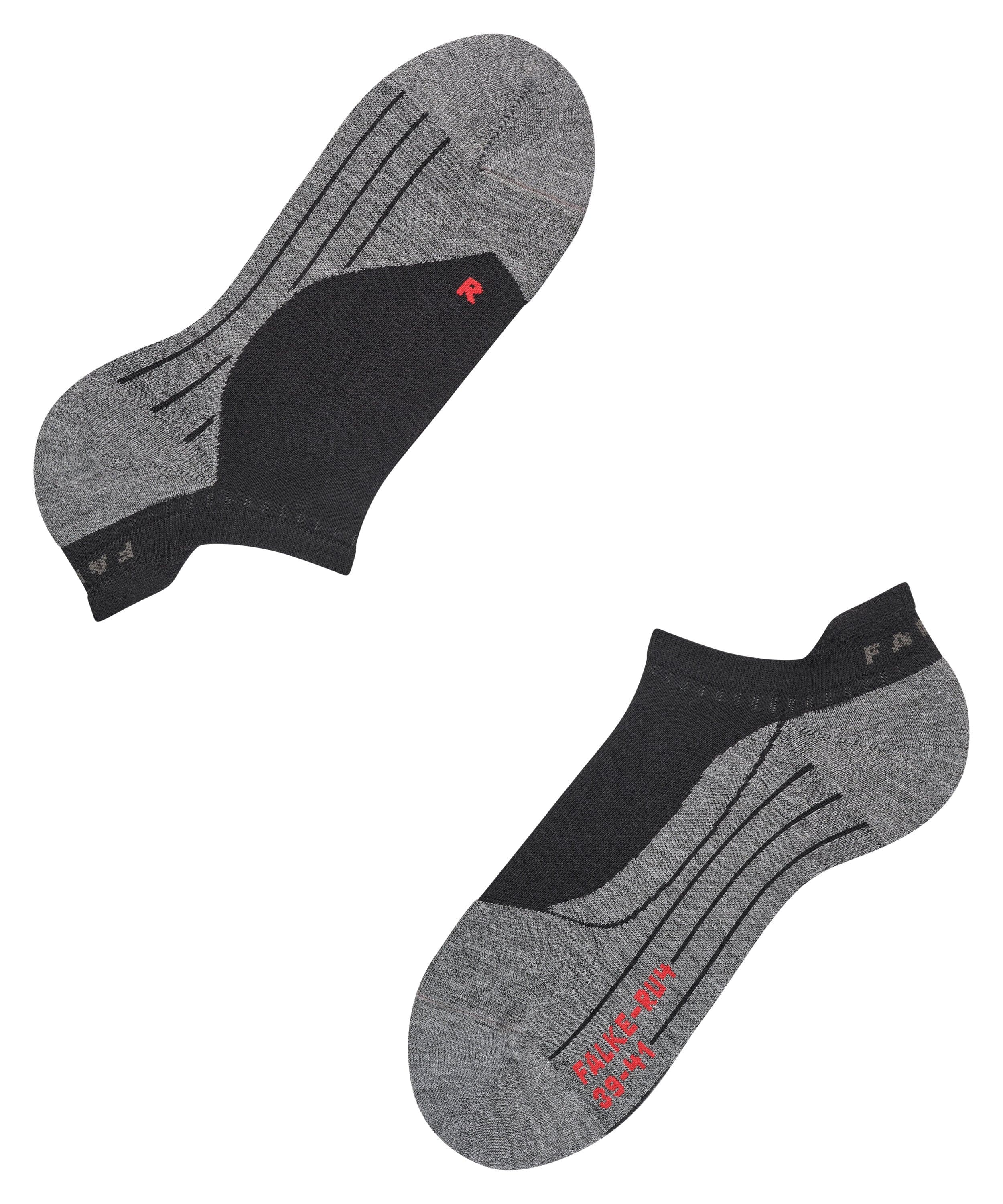 FALKE RU4 Endurance Invisible Socks Male Black 46-48 - produktbild 4
