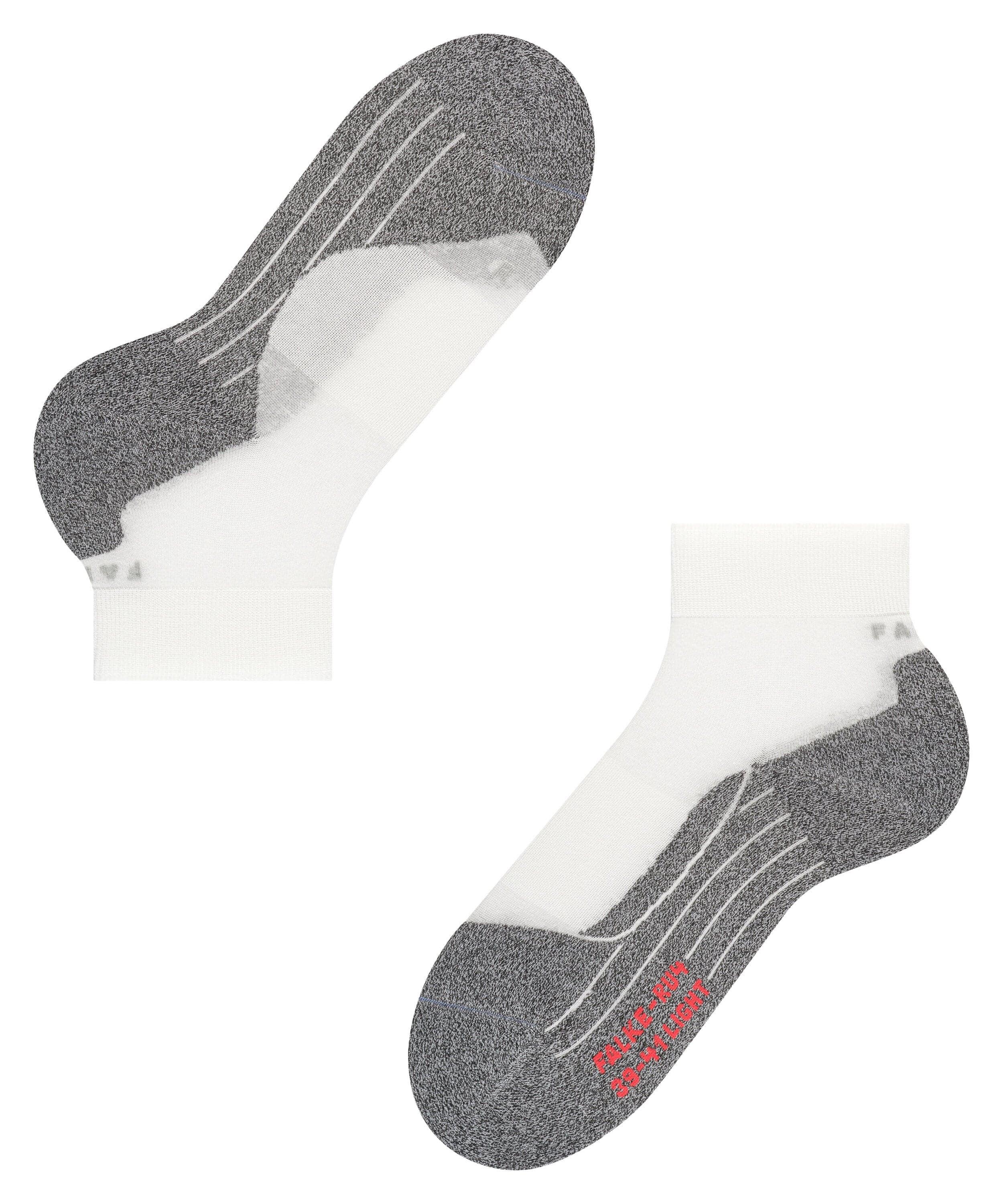 FALKE RU4 Light Performance Short Socks Woman White 41-42 - produktbild 4