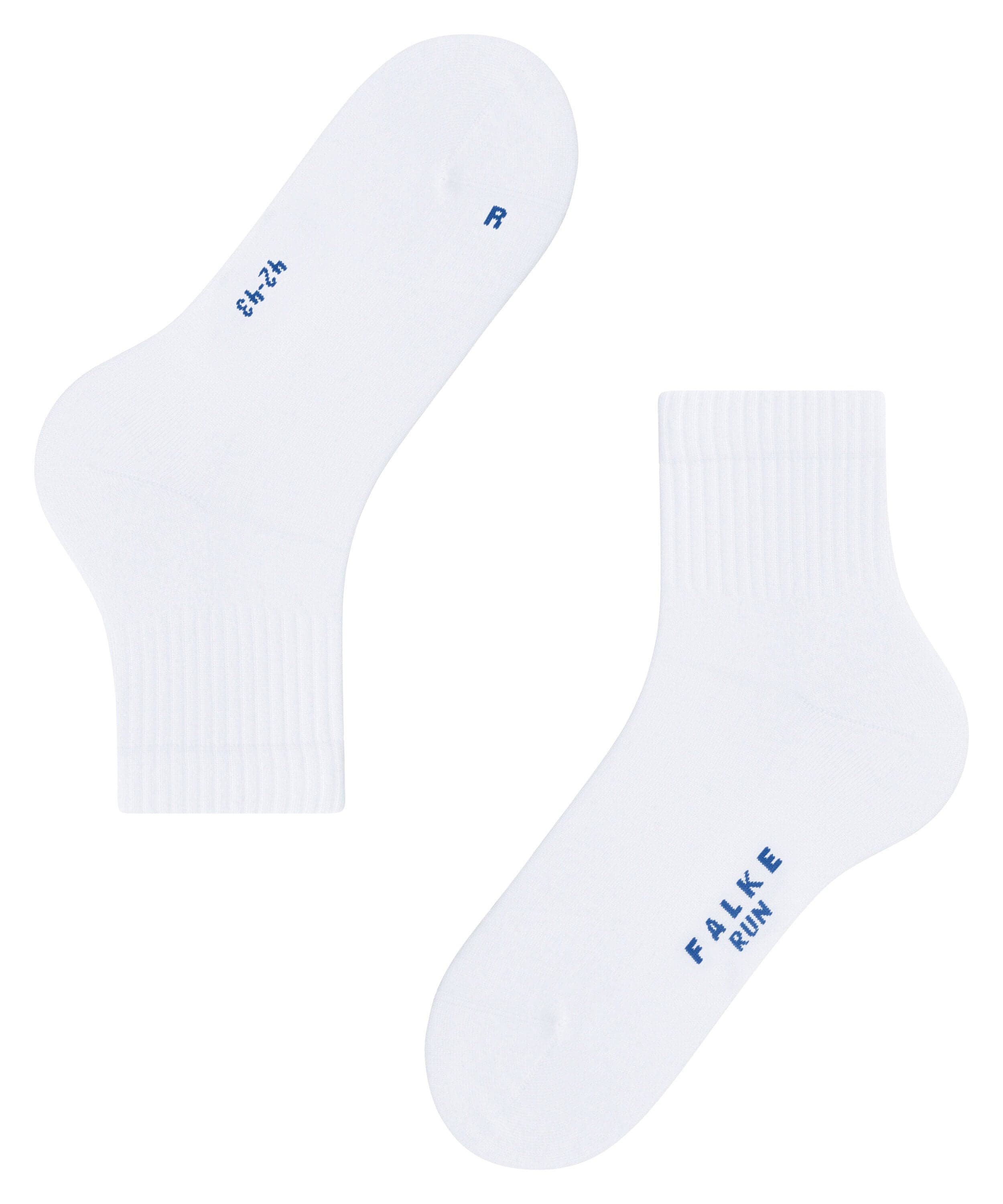 FALKE Run Rib Short Socks White 37-38 - produktbild 3