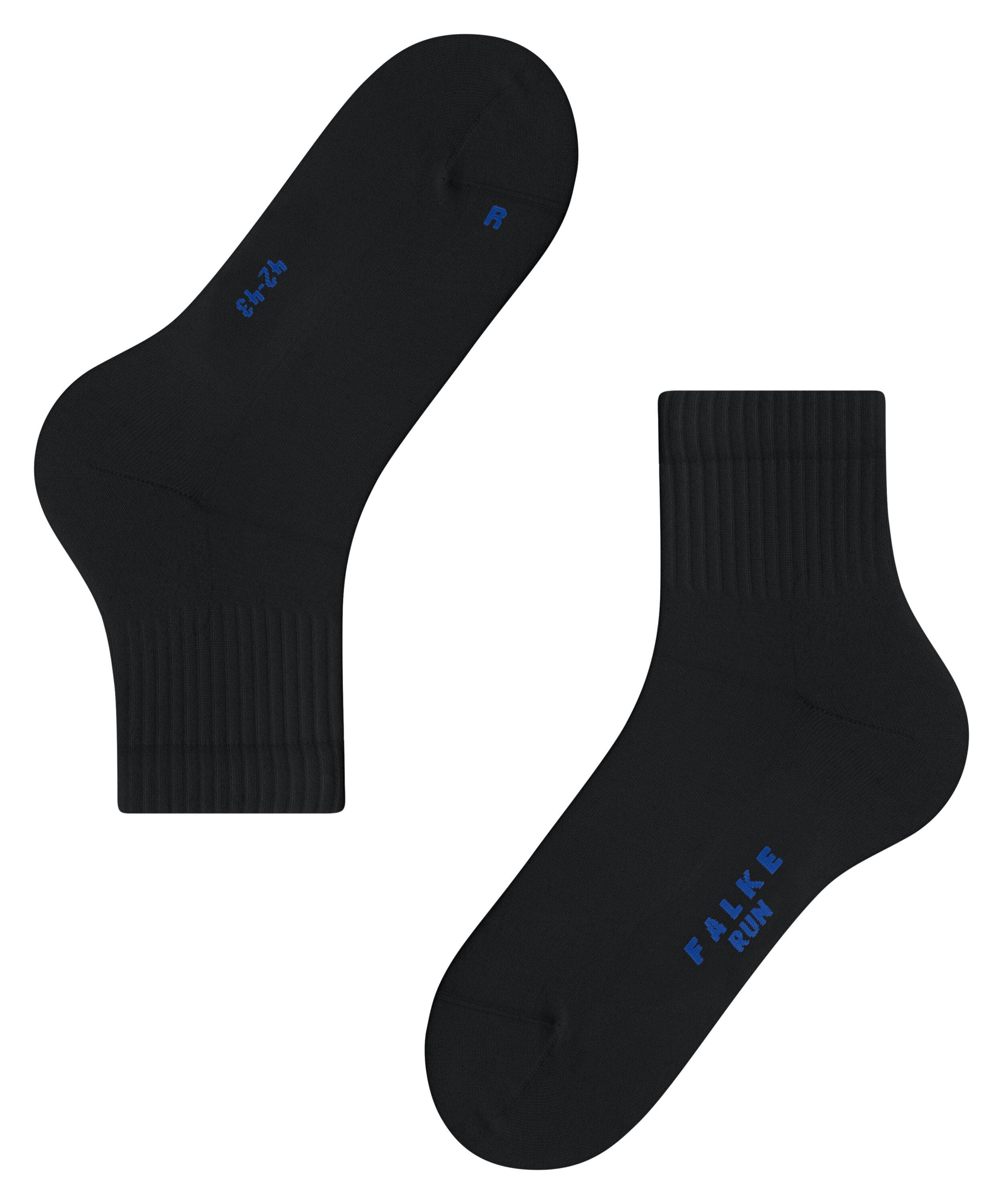 FALKE Run Rib Short Socks Black 39-41 - produktbild 3
