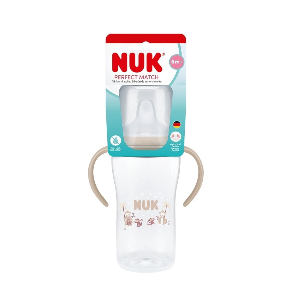 NUK Perfect Match Pipmugg 260 ml Monkey - produktbild 3