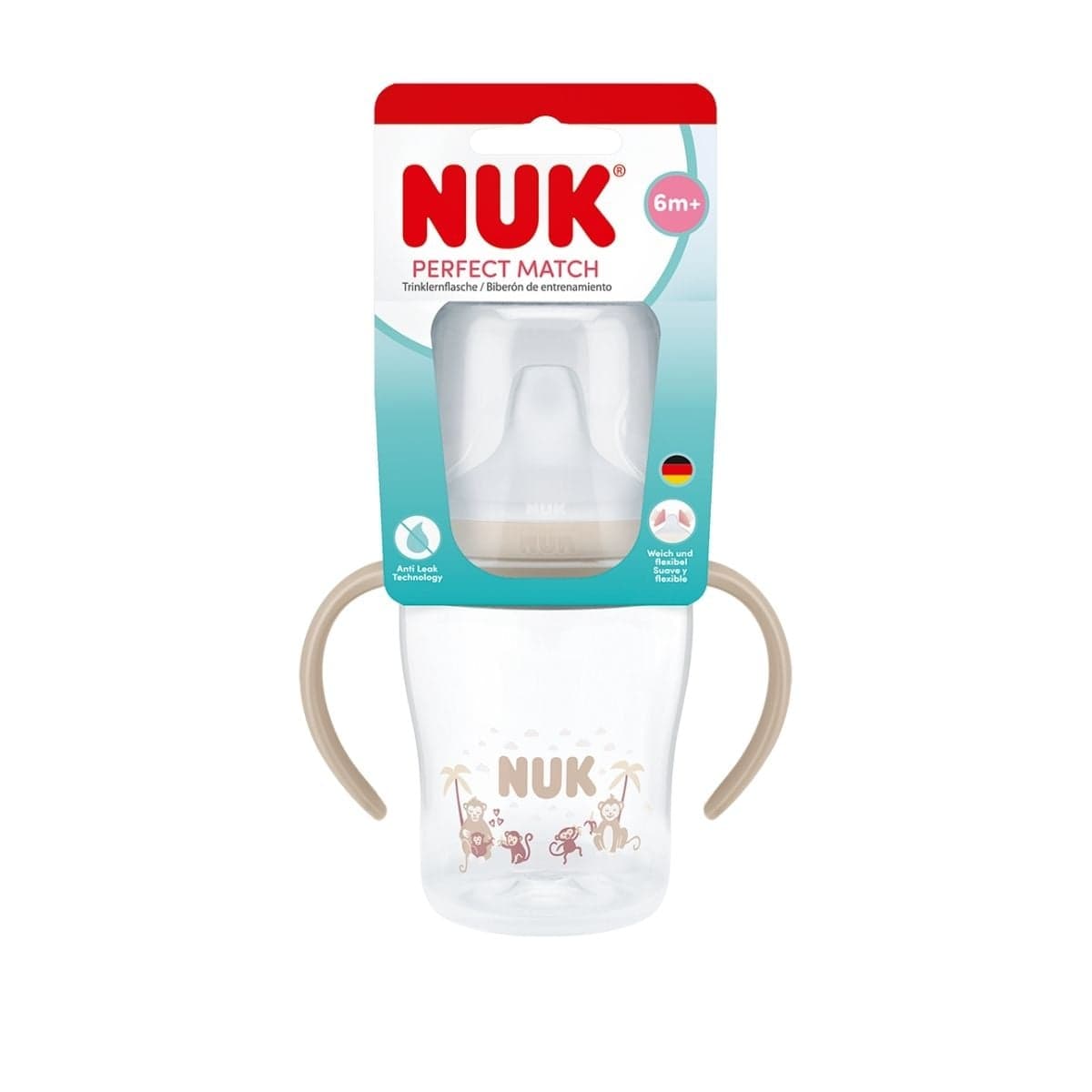 NUK Perfect Match Pipmugg 150 ml Monkey - produktbild 3