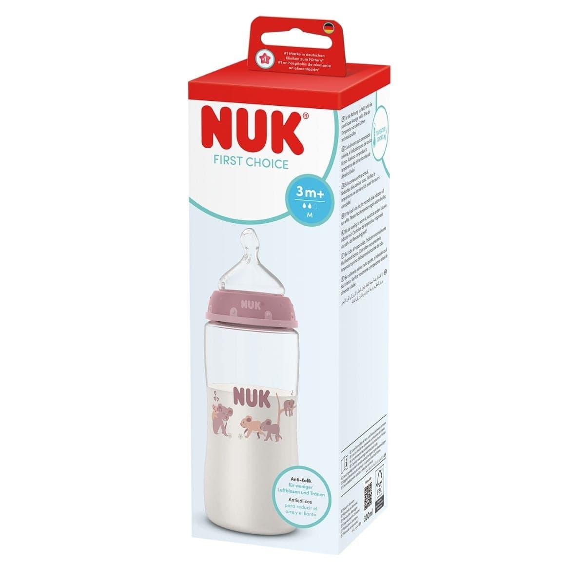 NUK First Choice Nappflaska 300 ml Koala - produktbild 3