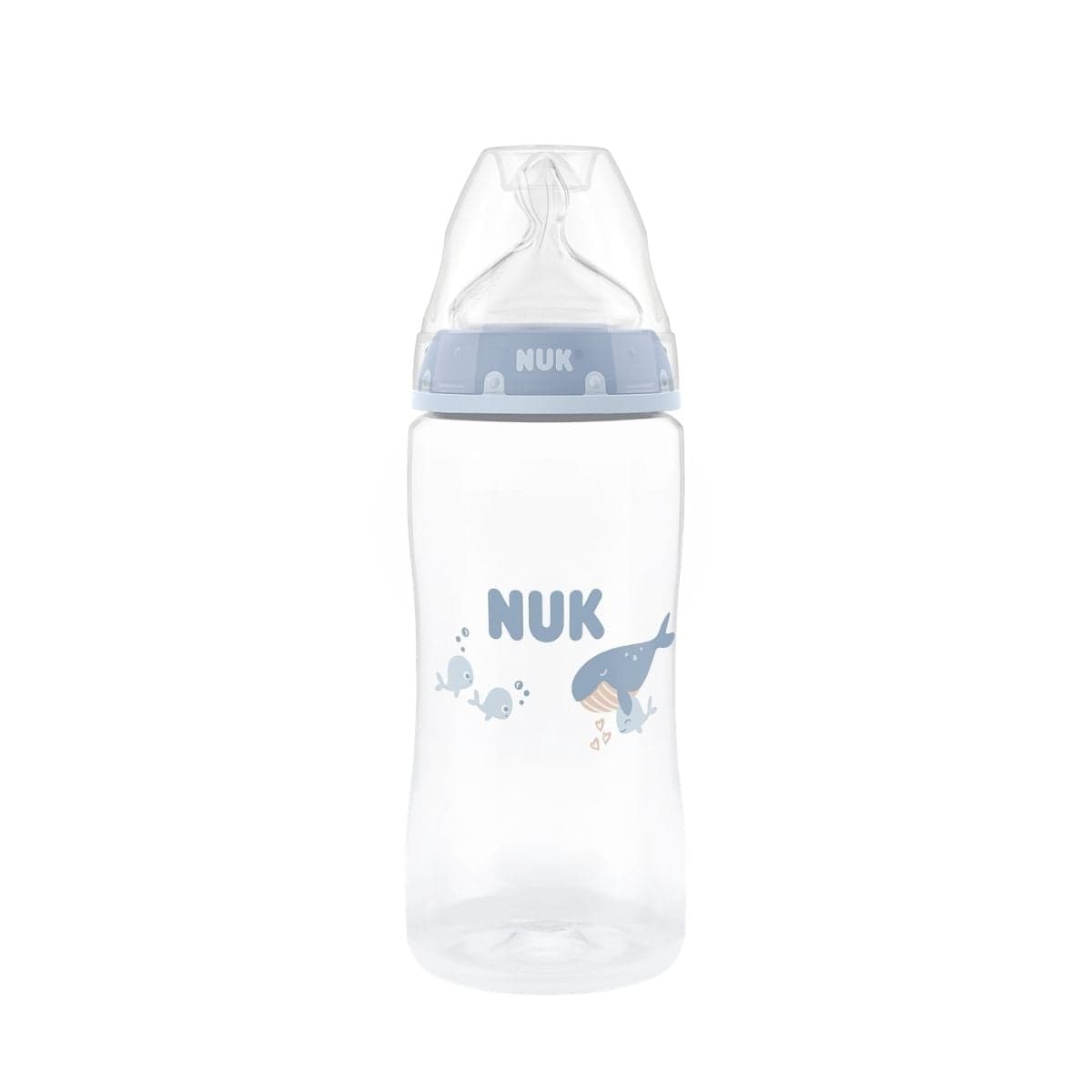 NUK First Choice Nappflaska 300 ml Whale - produktbild 2