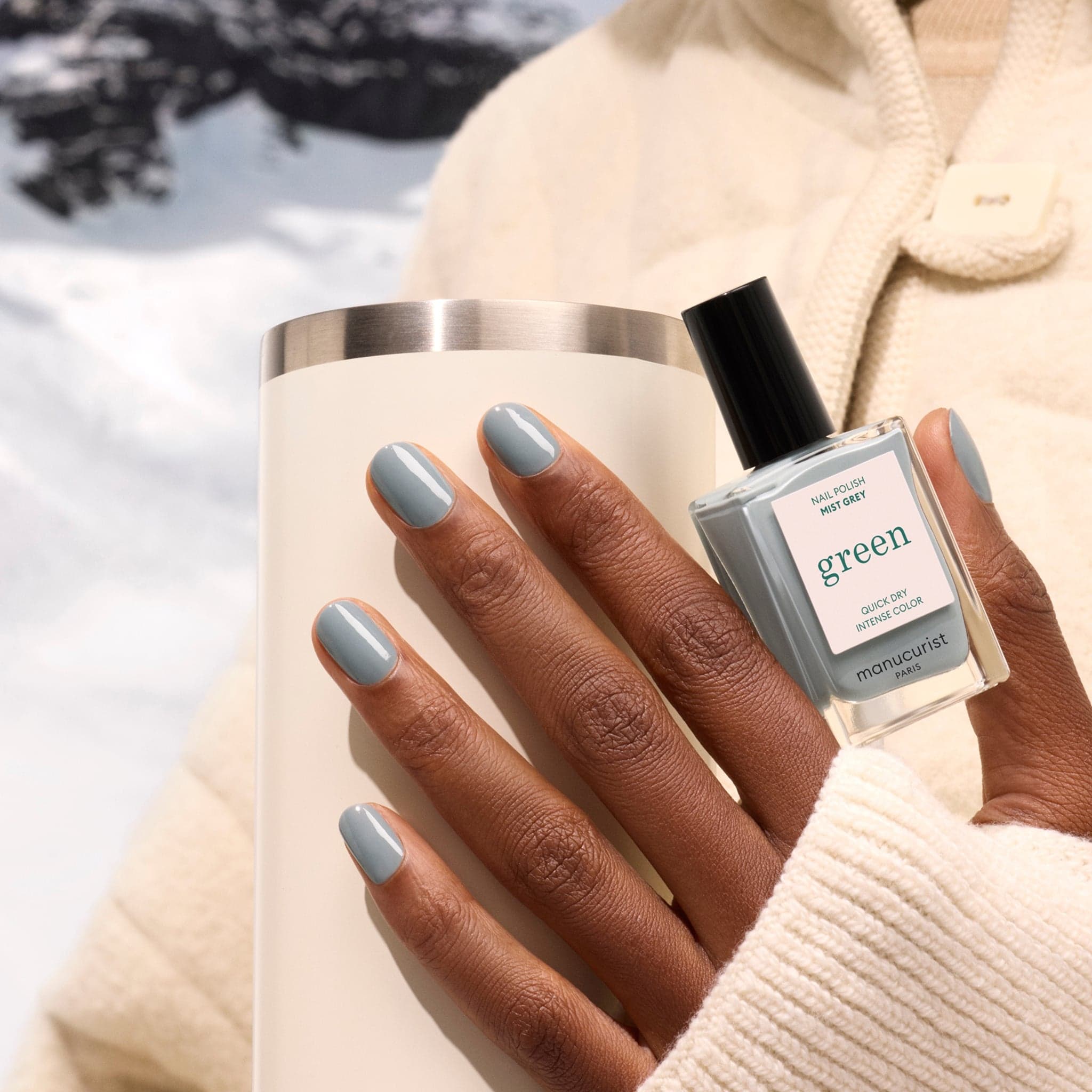 Manucurist Green Mist Grey 15 ml - produktbild 4