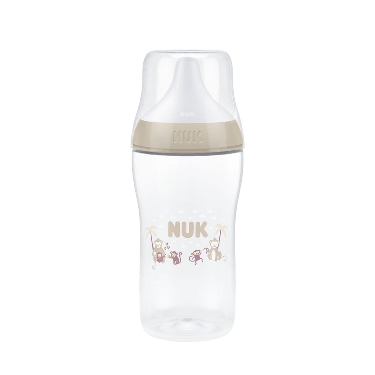 NUK Perfect Match Nappflaska 260 ml Monkey - produktbild 2