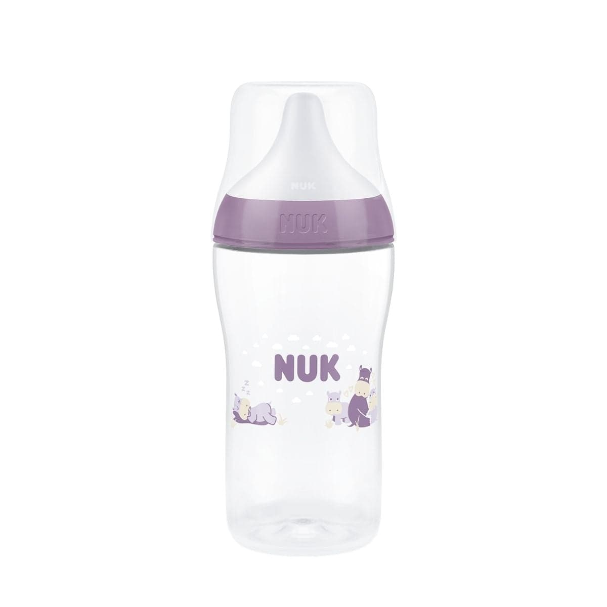 NUK Perfect Match Nappflaska 260 ml Hippo - produktbild 2