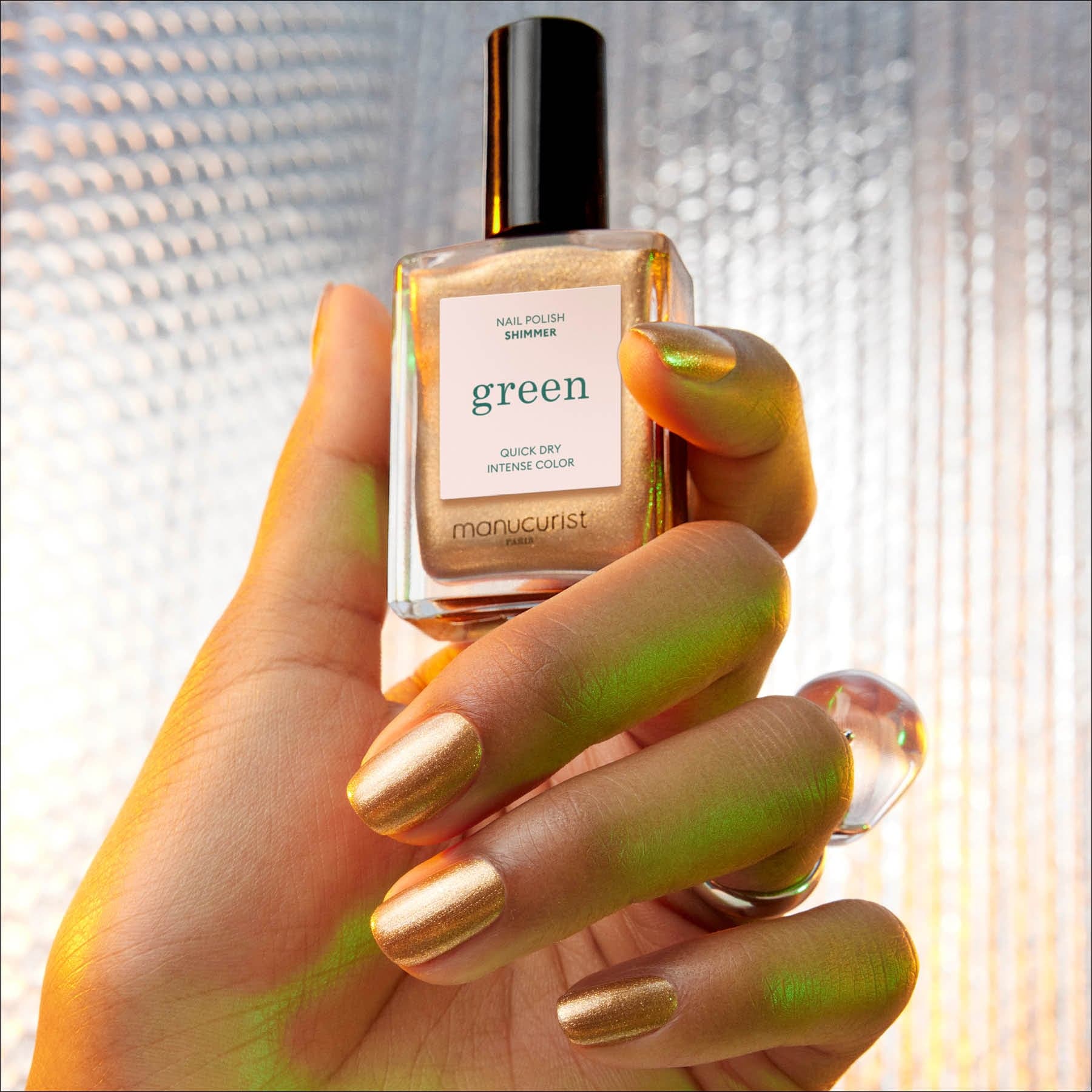 Manucurist Green Shimmer 15 ml - produktbild 3