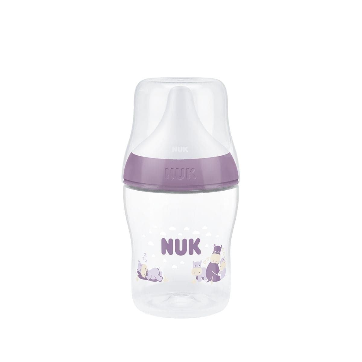 NUK Perfect Match Nappflaska 150 ml Hippo - produktbild 2
