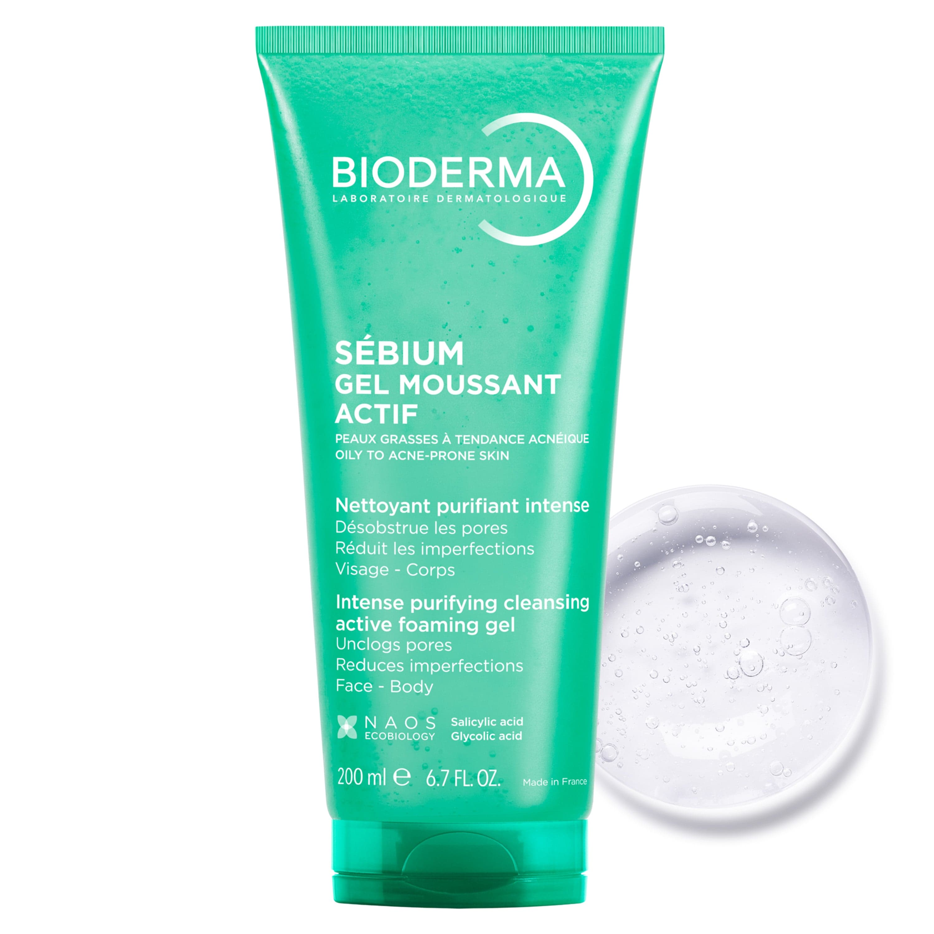 Bioderma Sébium Gel Moussant Actif 200 ml 2
