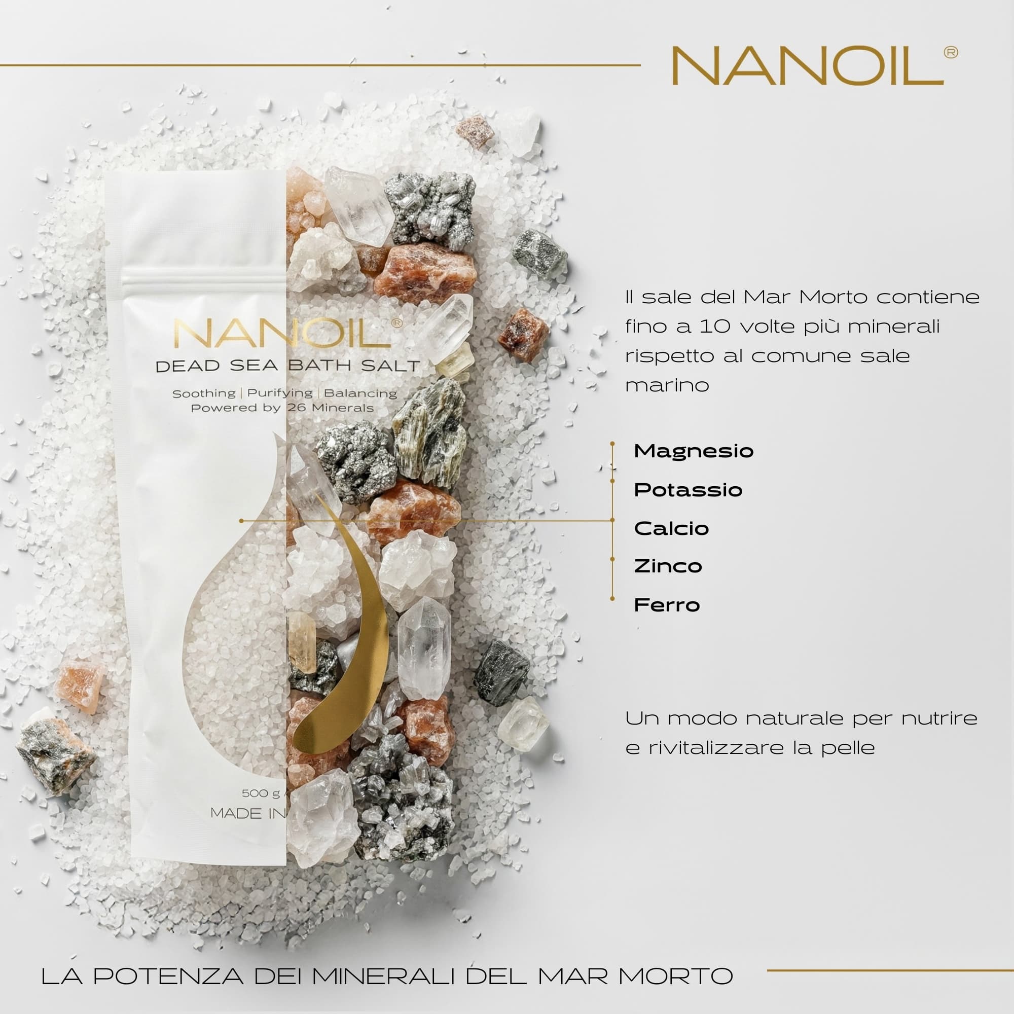 Nanoil Dead Sea Bath Salt 500 g 3