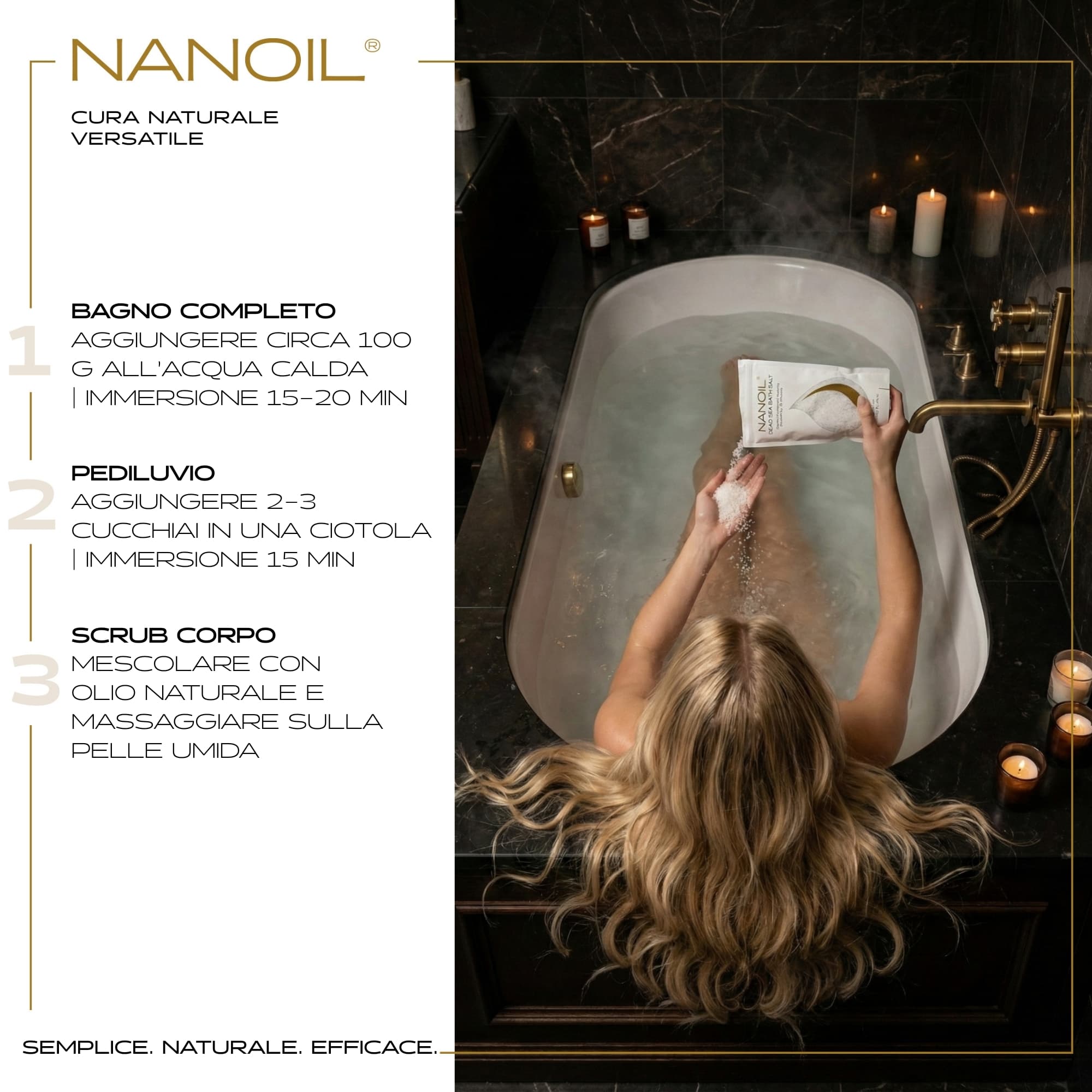 Nanoil Dead Sea Bath Salt 500 g 4