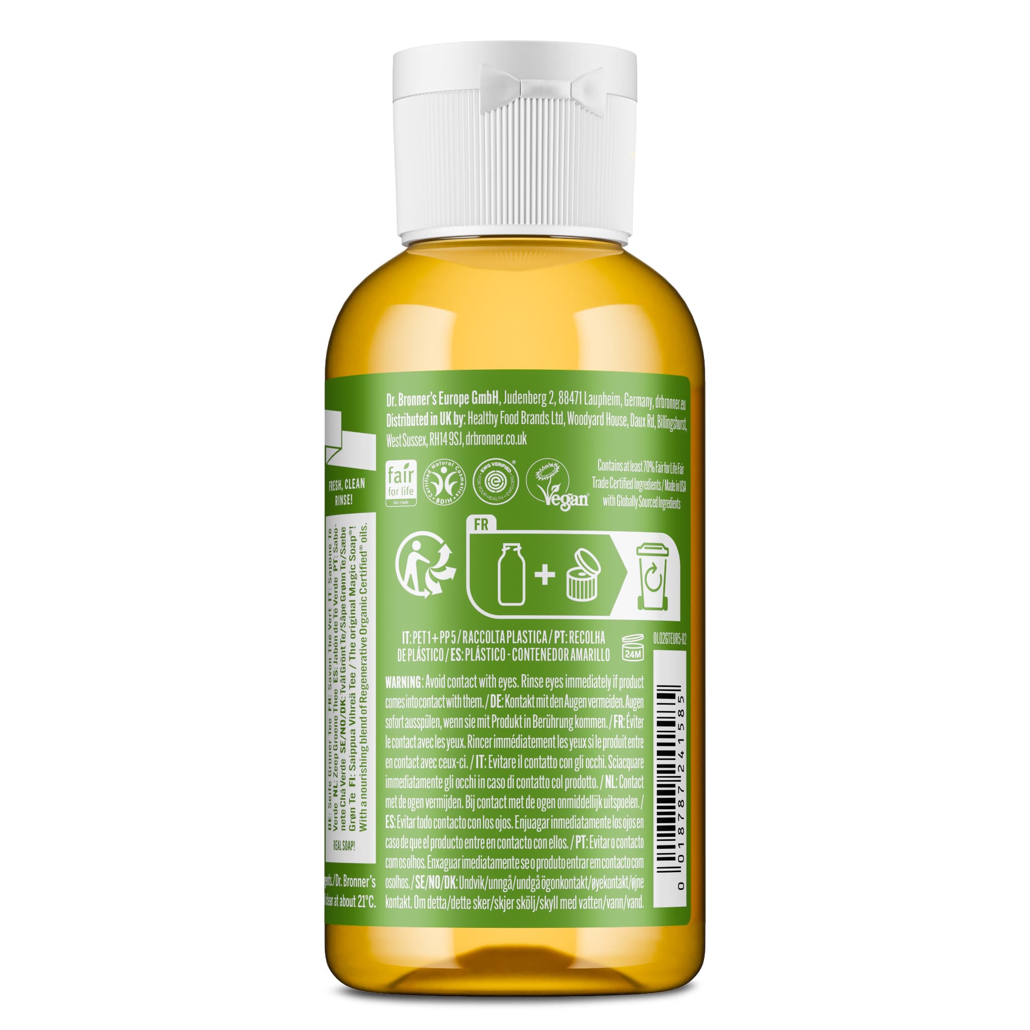 Dr. Bronner's Magic Soap Green Tea 60 ml - produktbild 2