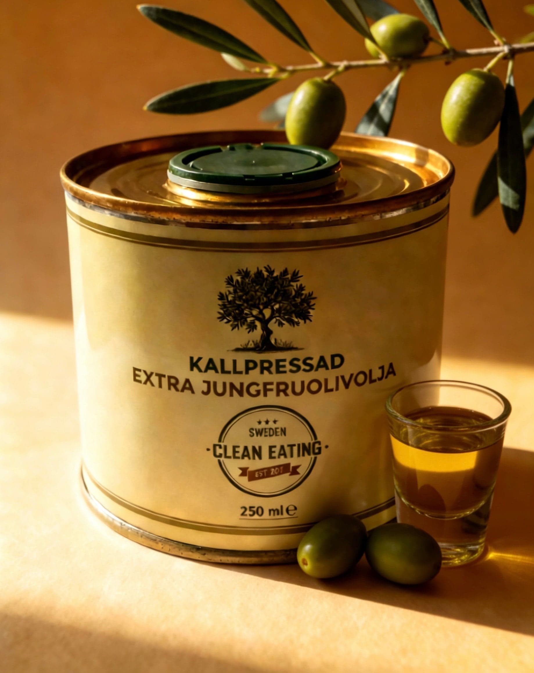 Clean Eating Kallpressad Olivolja 250 ml 2
