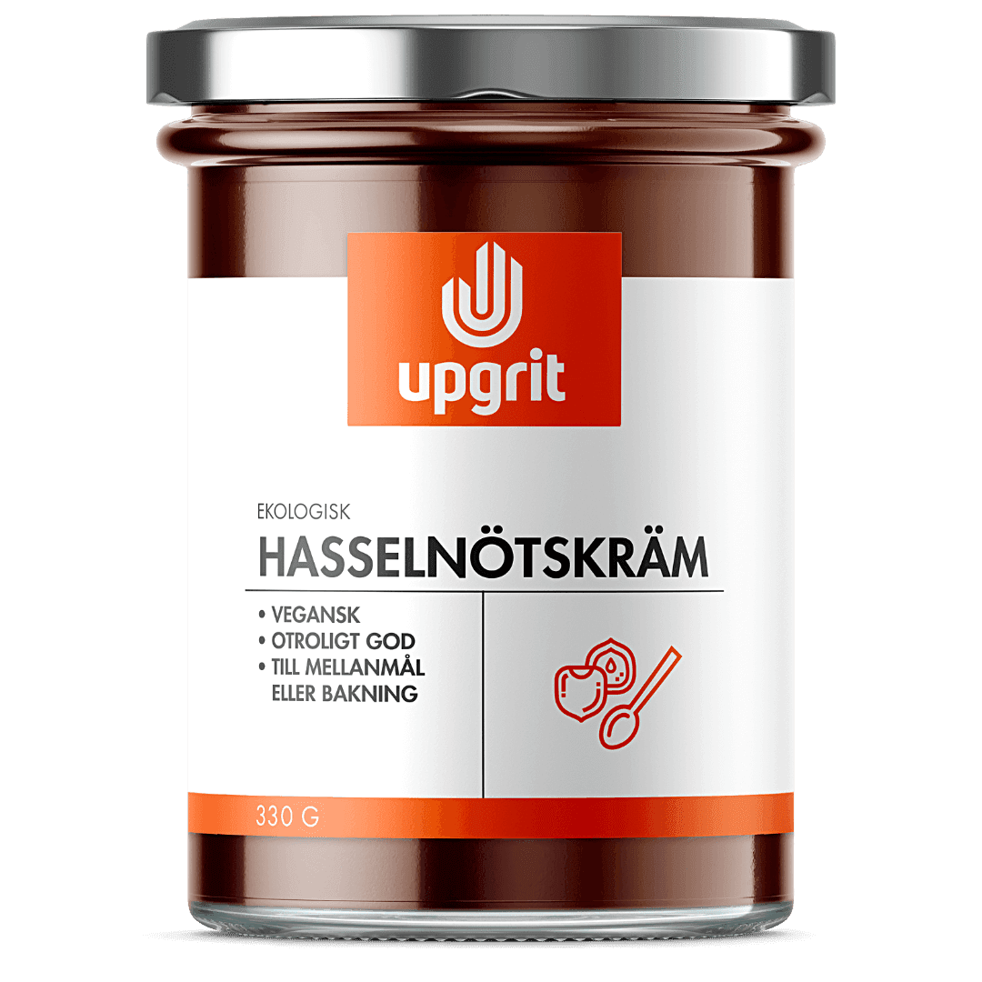 Upgrit Hasselnötskräm 330 g