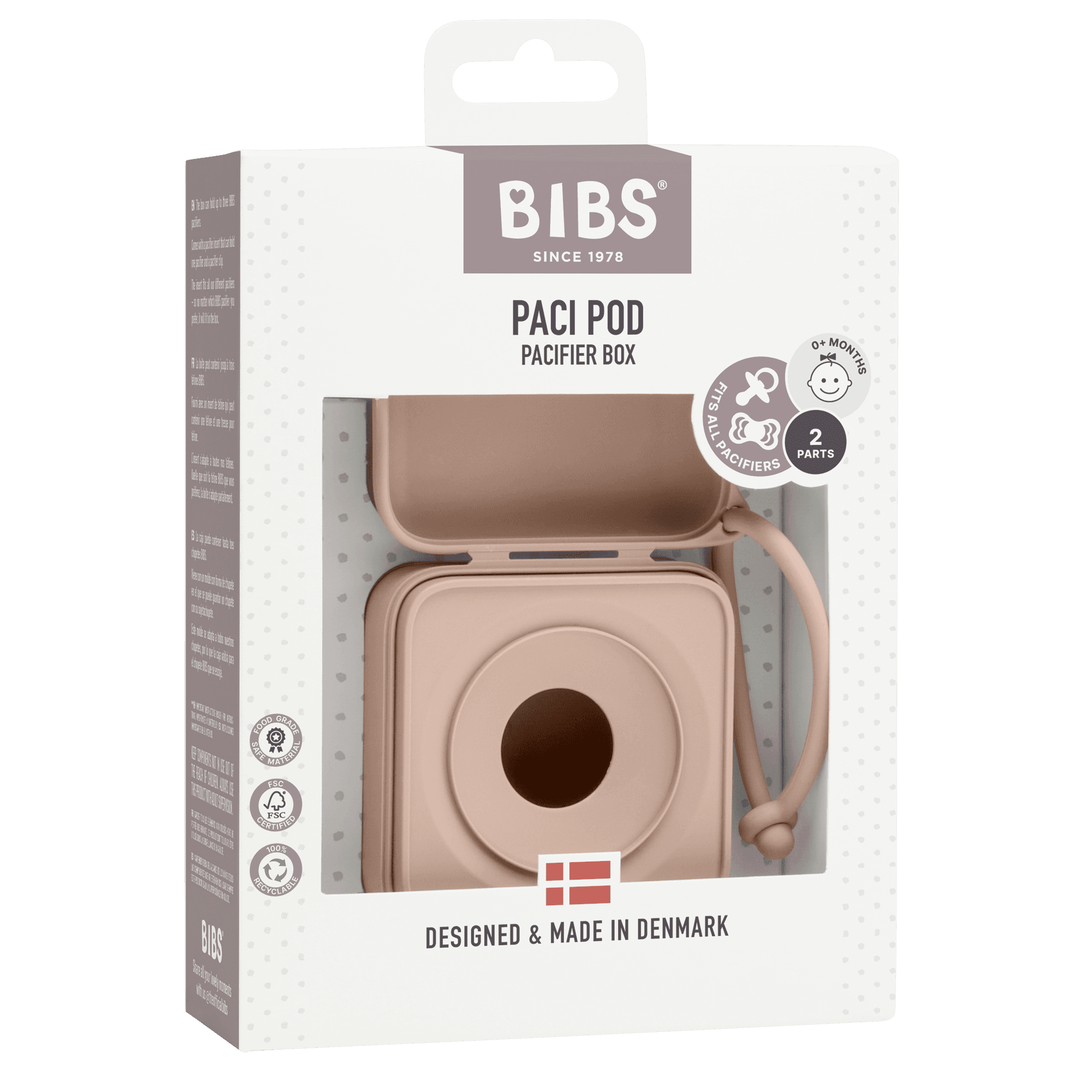BIBS Pacifier Box Blush - produktbild 5