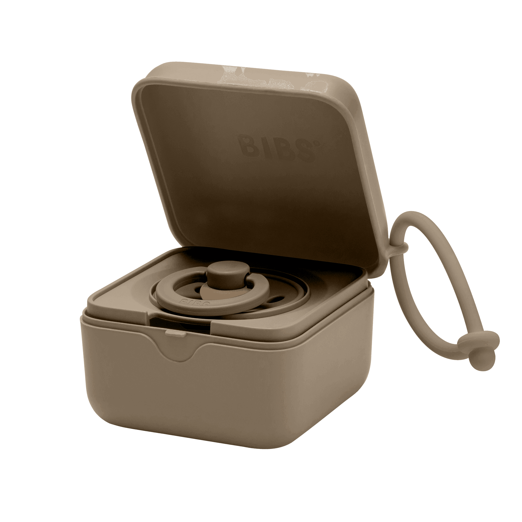 BIBS Pacifier Box Dark Oak