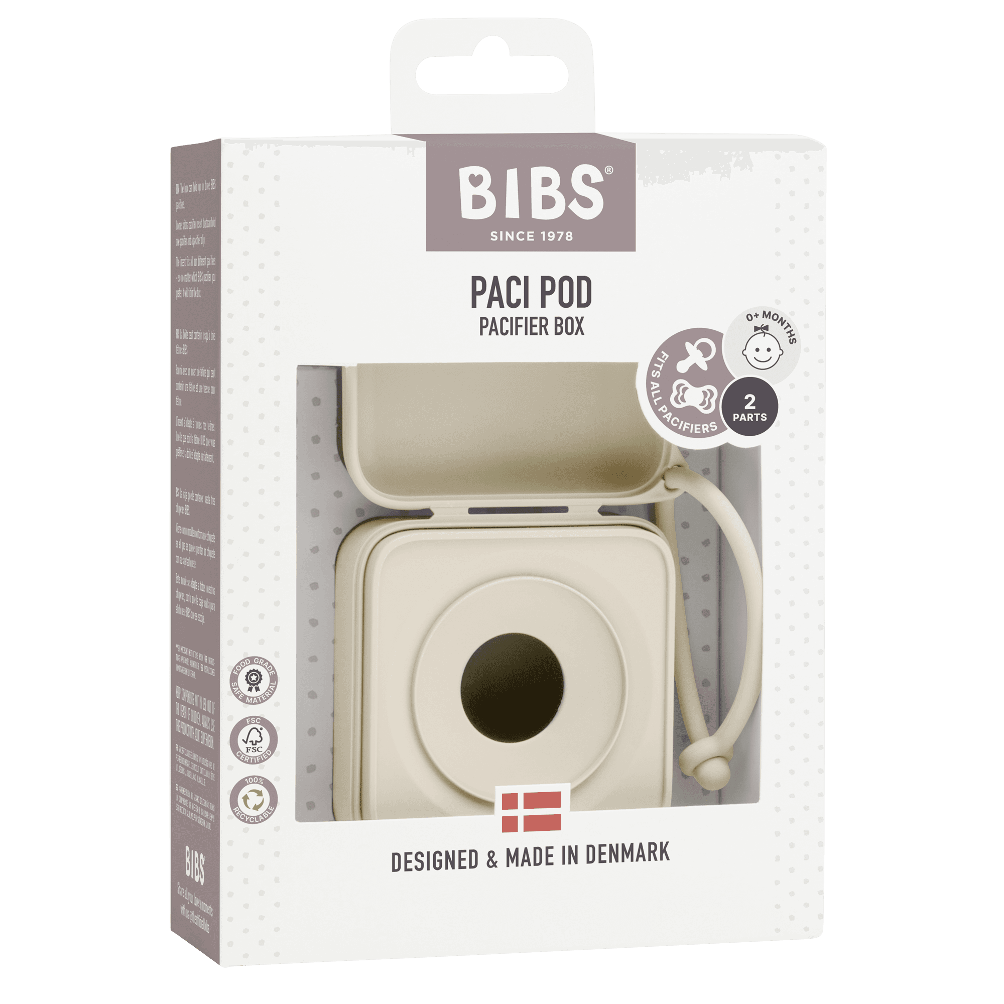BIBS Pacifier Box Ivory - produktbild 5