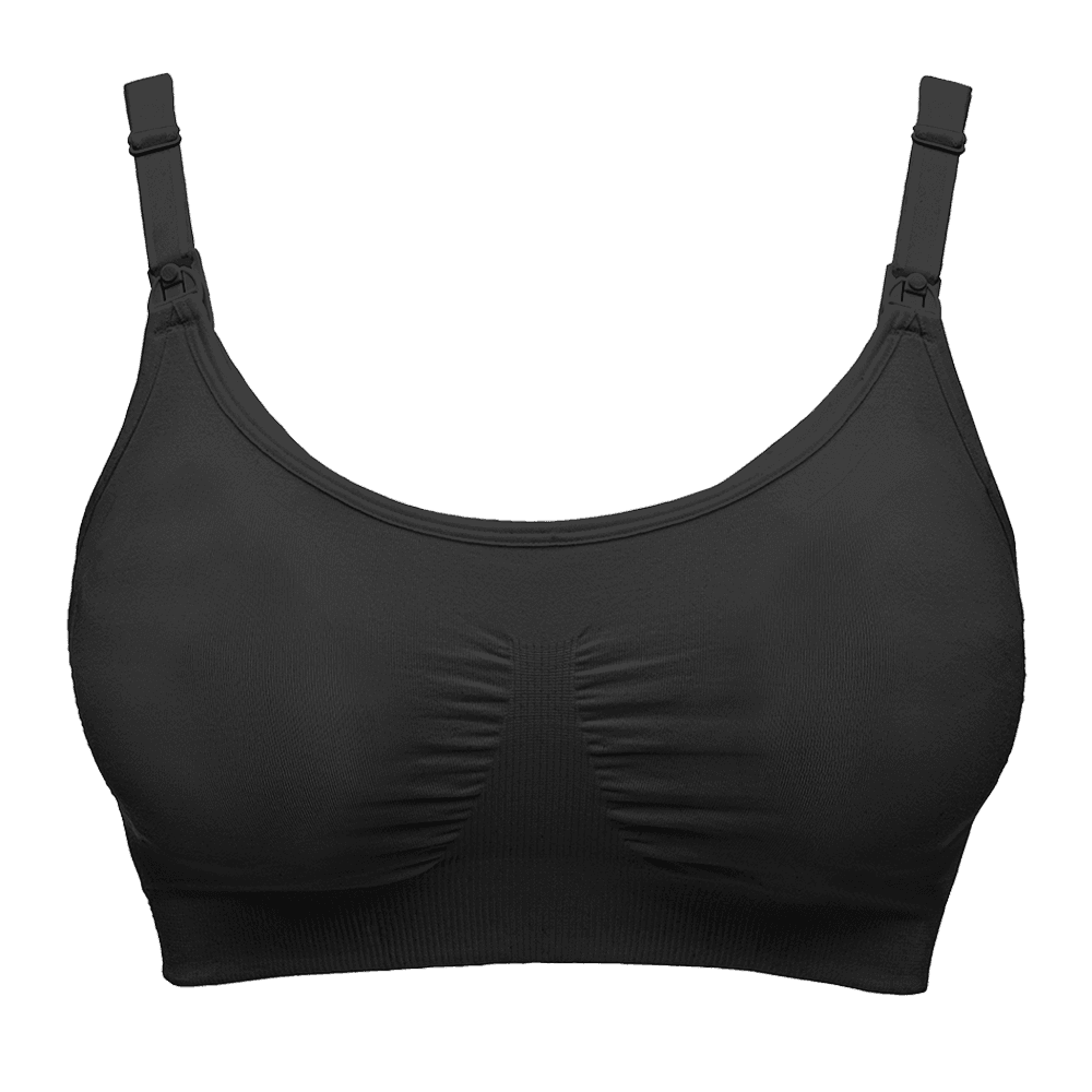 Medela 3-i-1 amnings- och pumpnings-BH svart XL