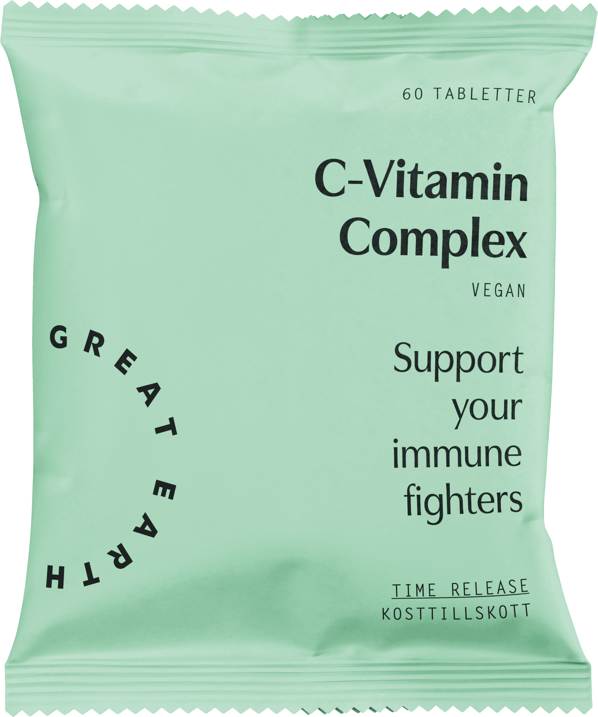 Great Earth C-Vitamin Complex Refill 60 tabletter