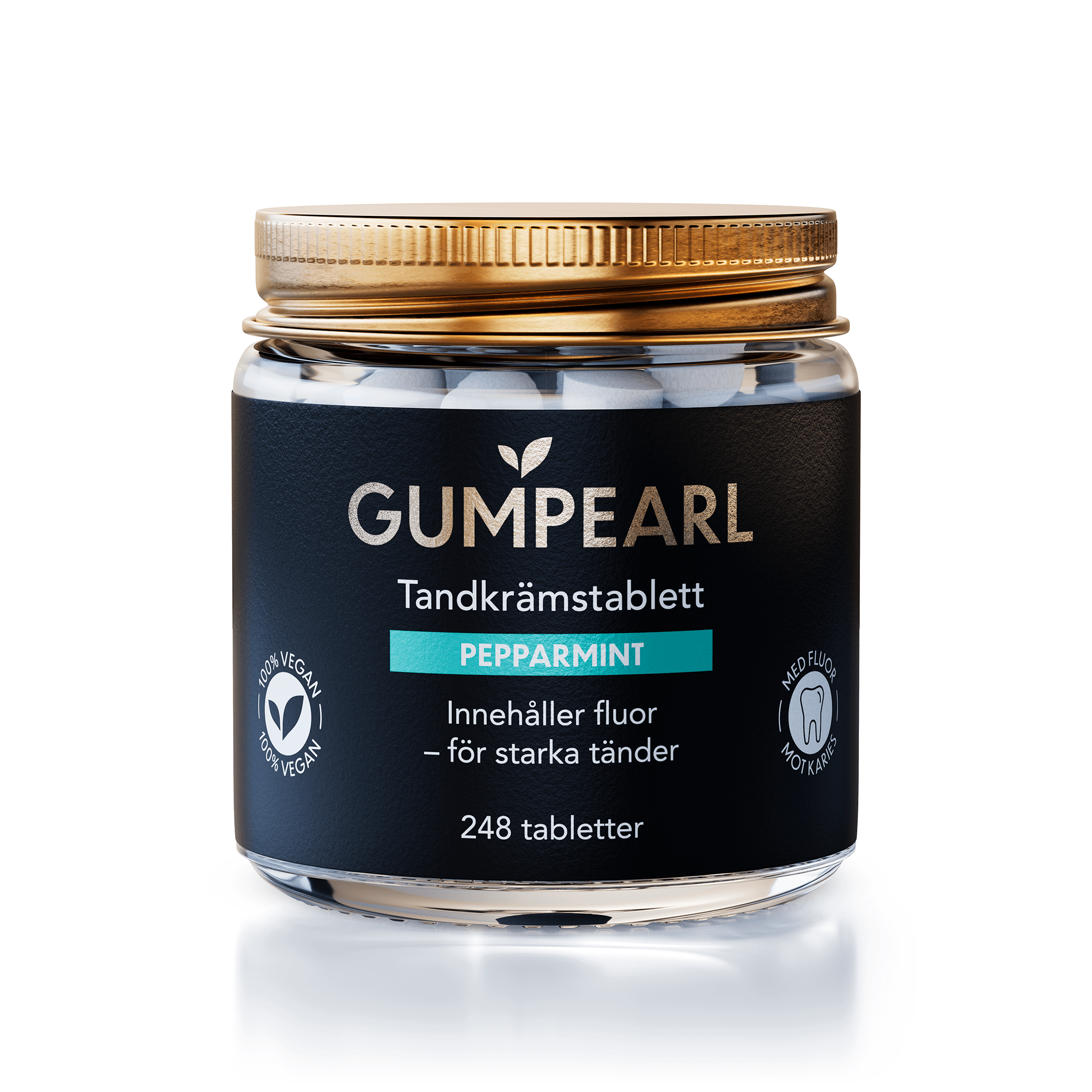 Gumpearl pepparmint tandkrämstablett 248 st