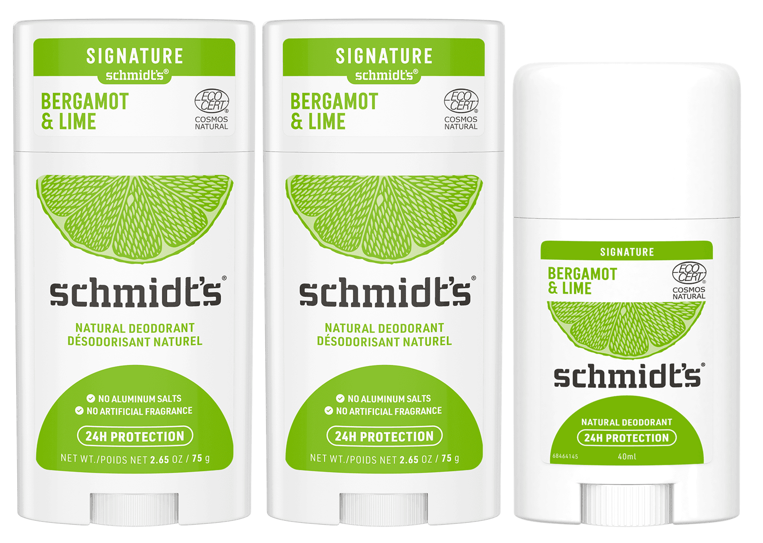 Schmidt's Deo Stick 3-pack