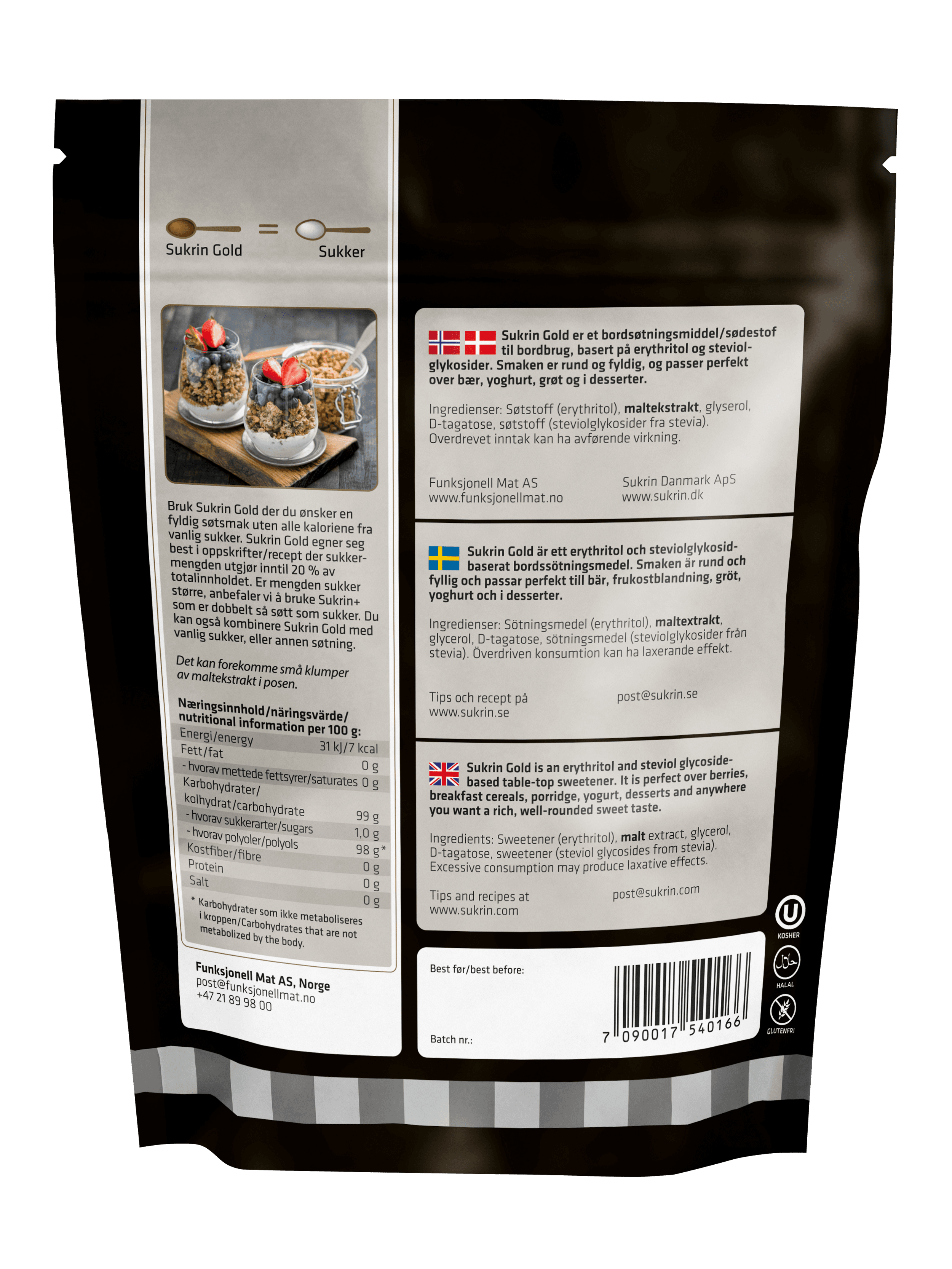 Sukrin Gold 500 g - produktbild 2