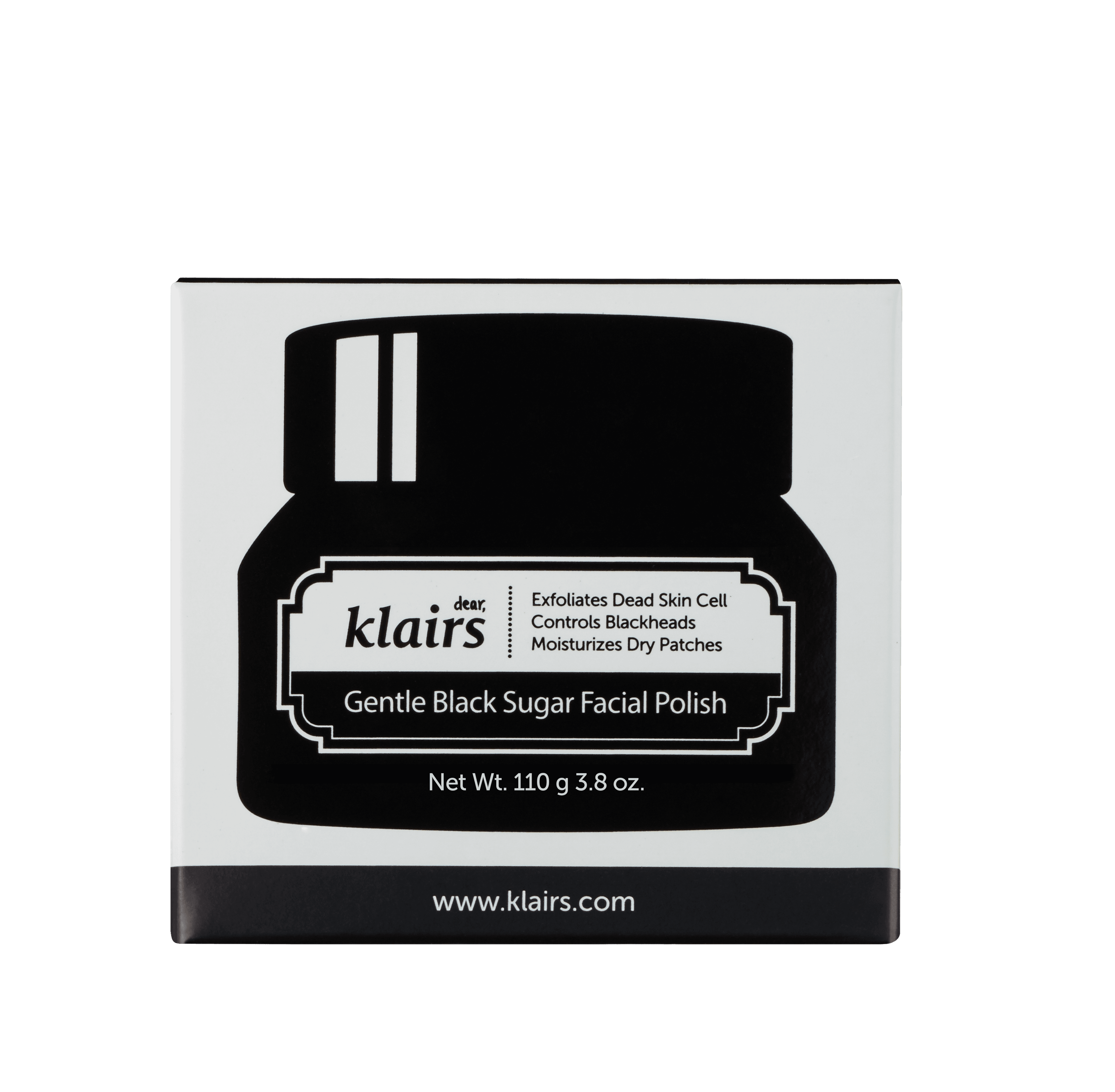 Klairs Gentle Black Sugar Facial Polish 110 ml 2