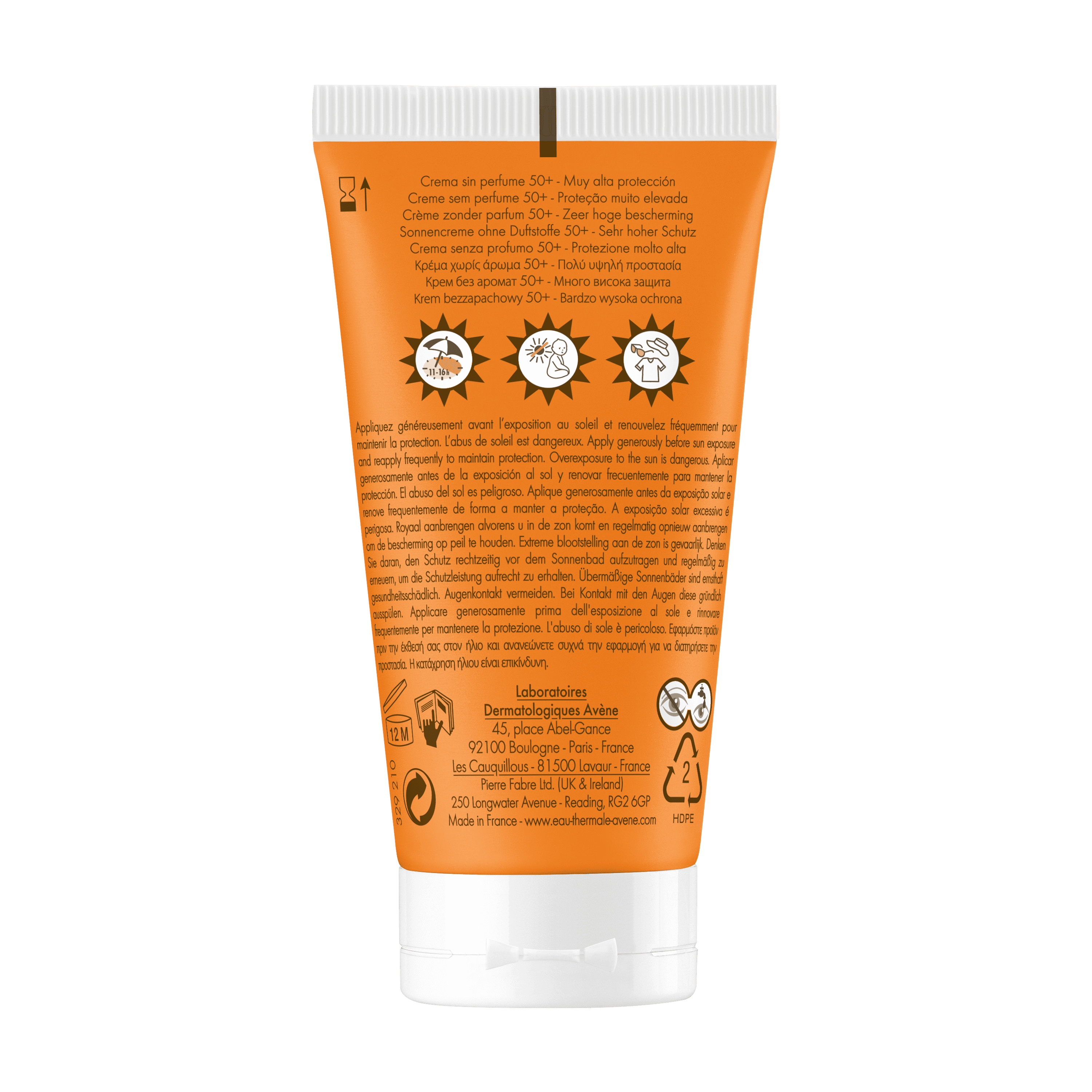 Avène Fragrance-free Cream SPF50+ 50 ml 2