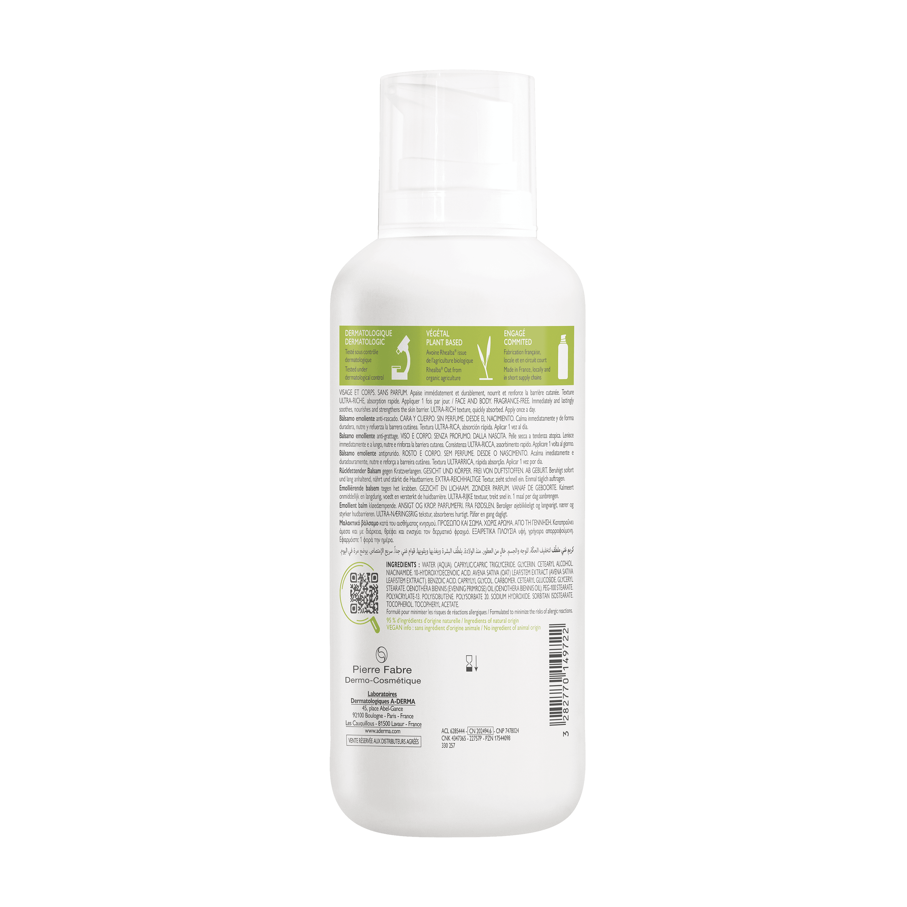A-derma Exomega Control 400 ml 2