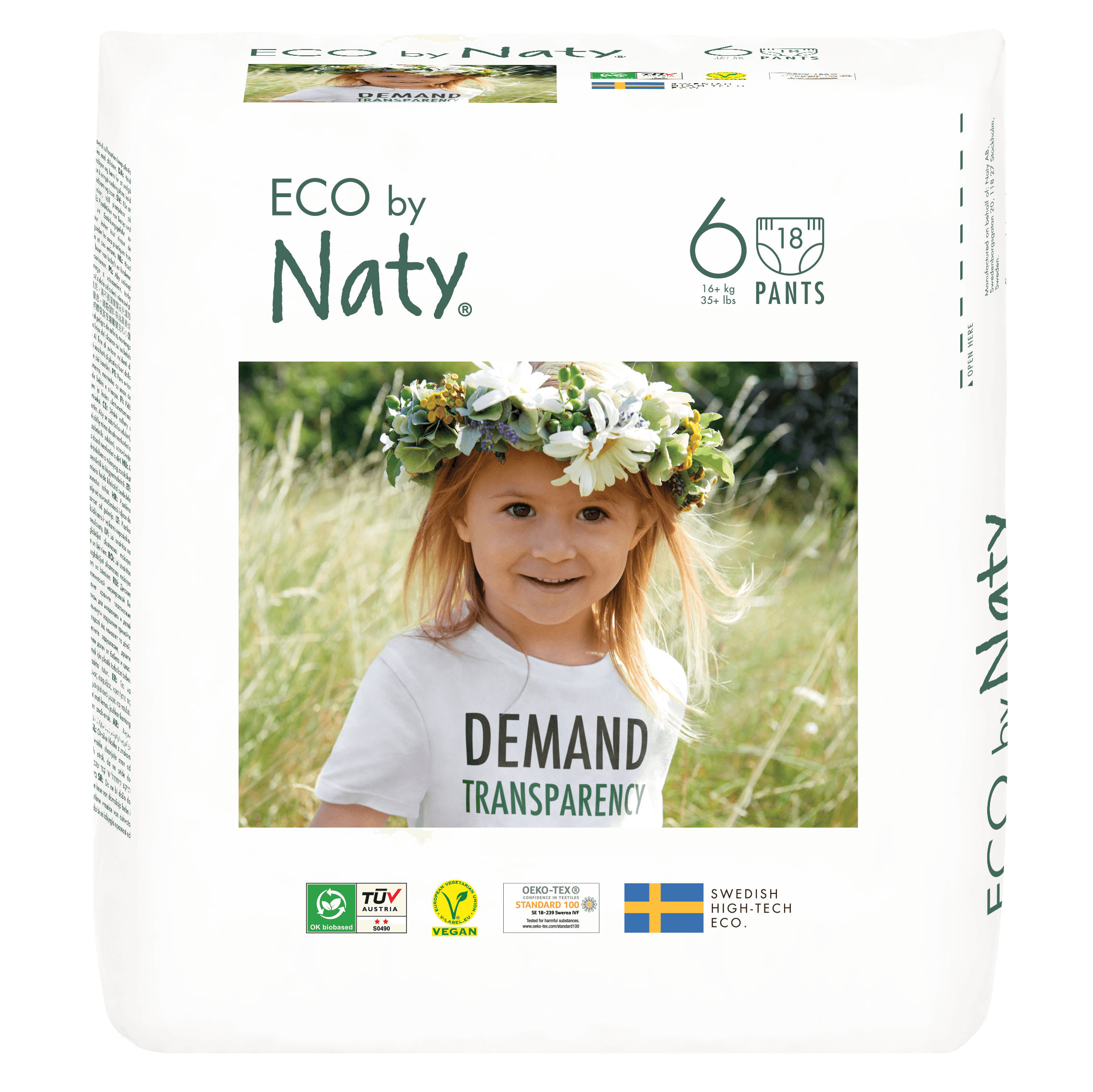 Naty Byxblöjor Storlek 6 (16+ kg) 18 st