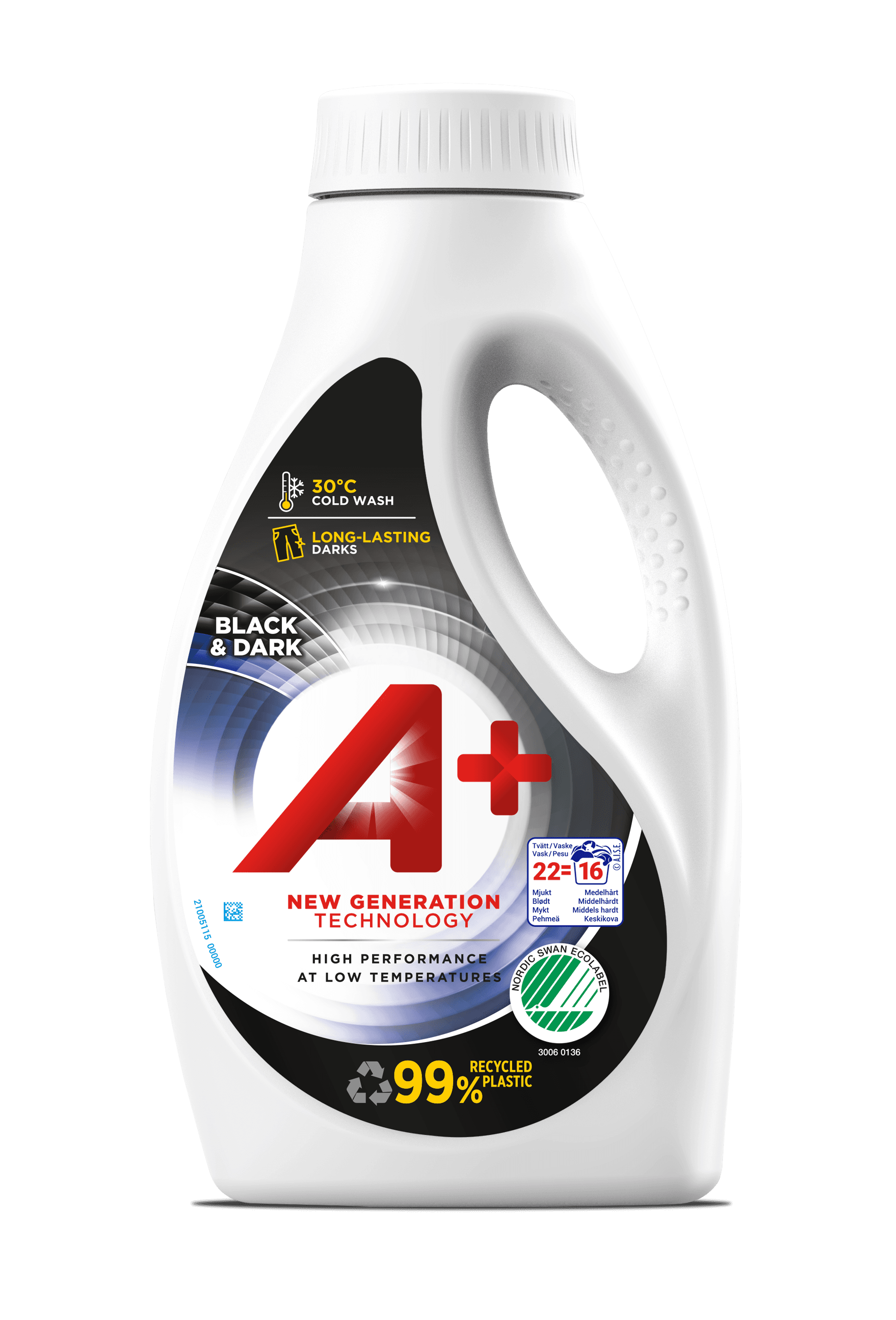A+ Black Flytande Tvättmedel 880 ml