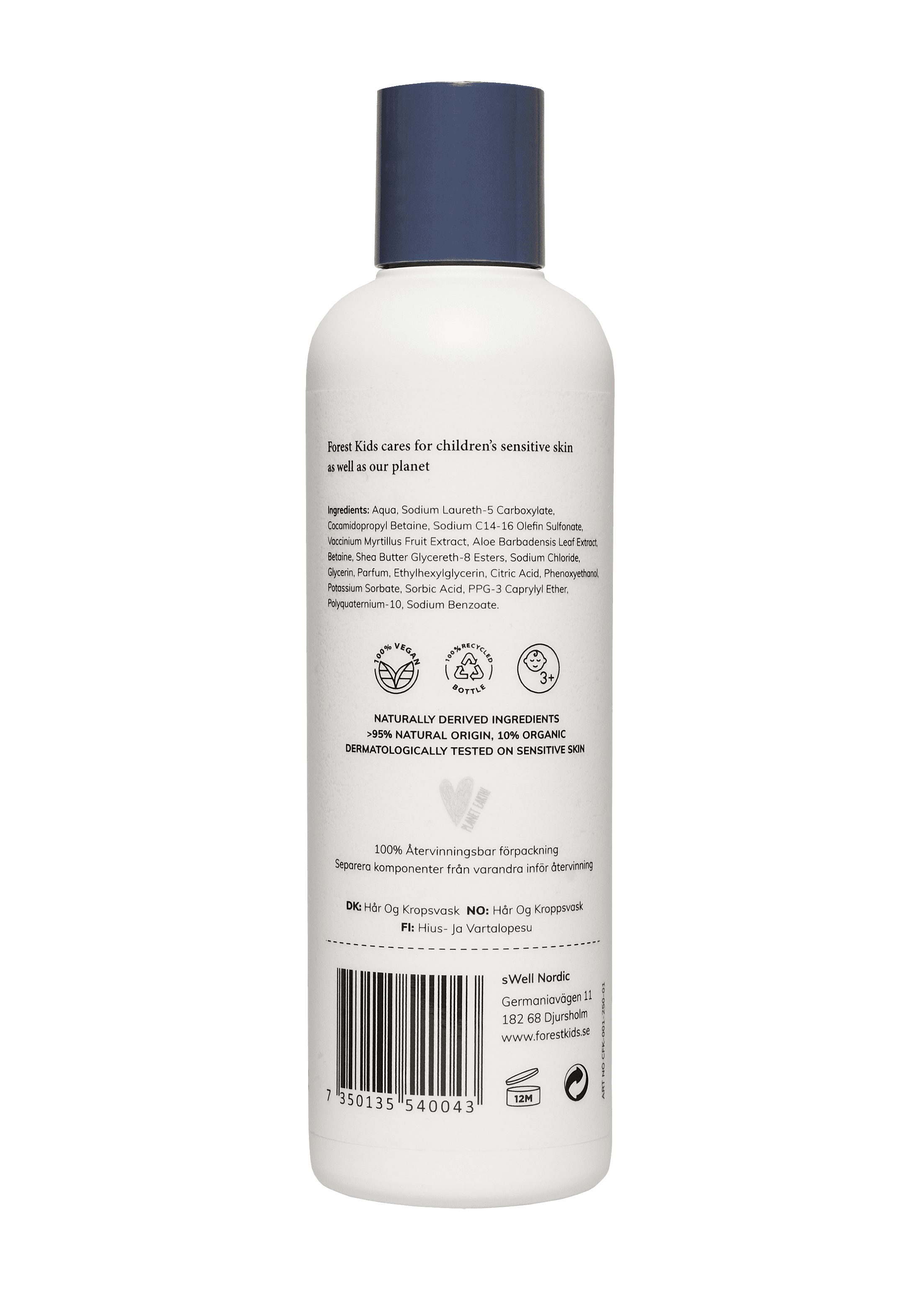 Forest Kids Hårschampo & Flytande Tvål 250 ml 2