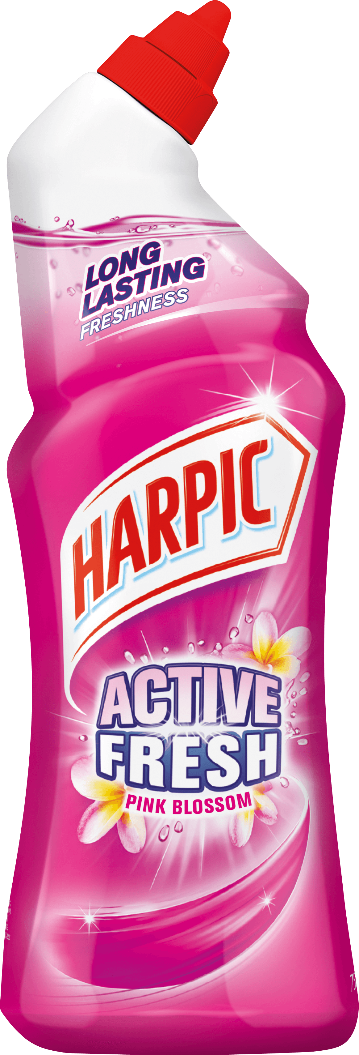 Harpic Toalettrengöringsmedel Active Fresh Pink Blossom Desinficerande 750 ml