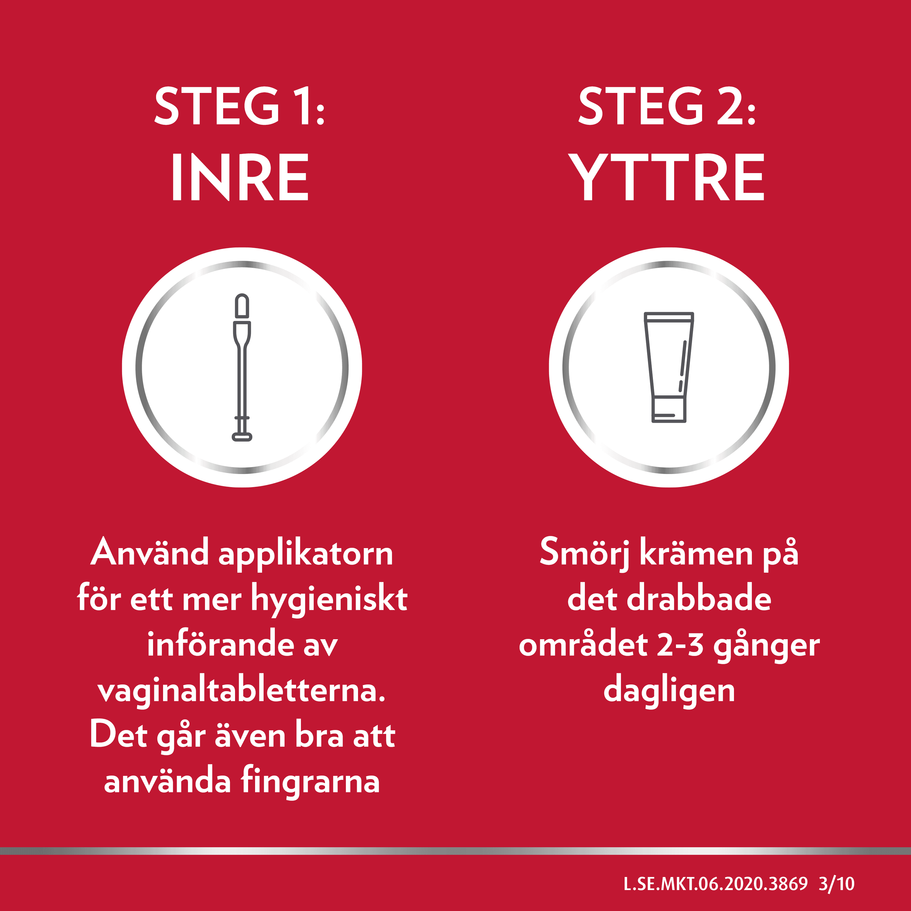 Canesten 1 Vaginaltablett 500 mg + 20 g kräm 1% 5