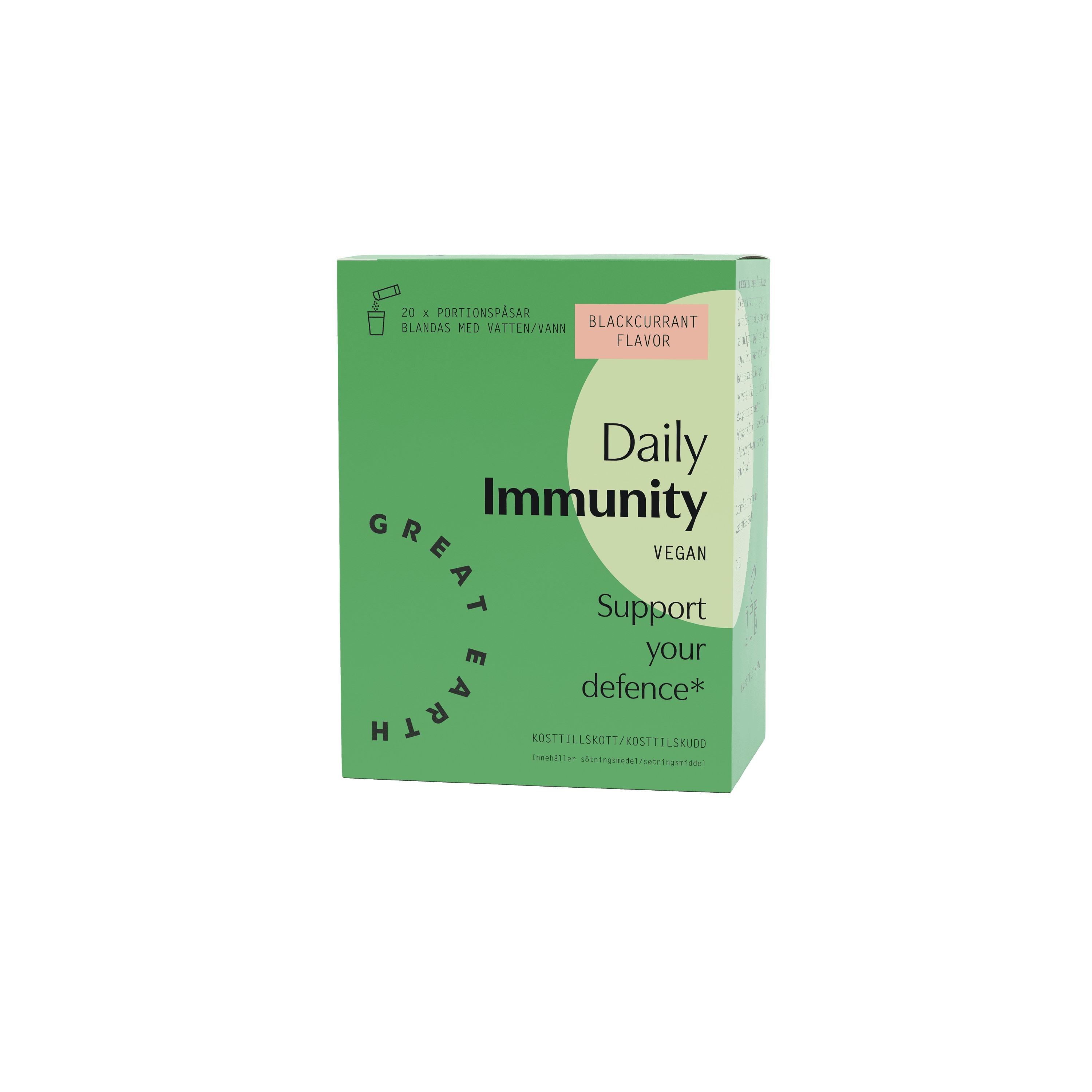 Great Earth Daily Immunity 20 brustabletter 2