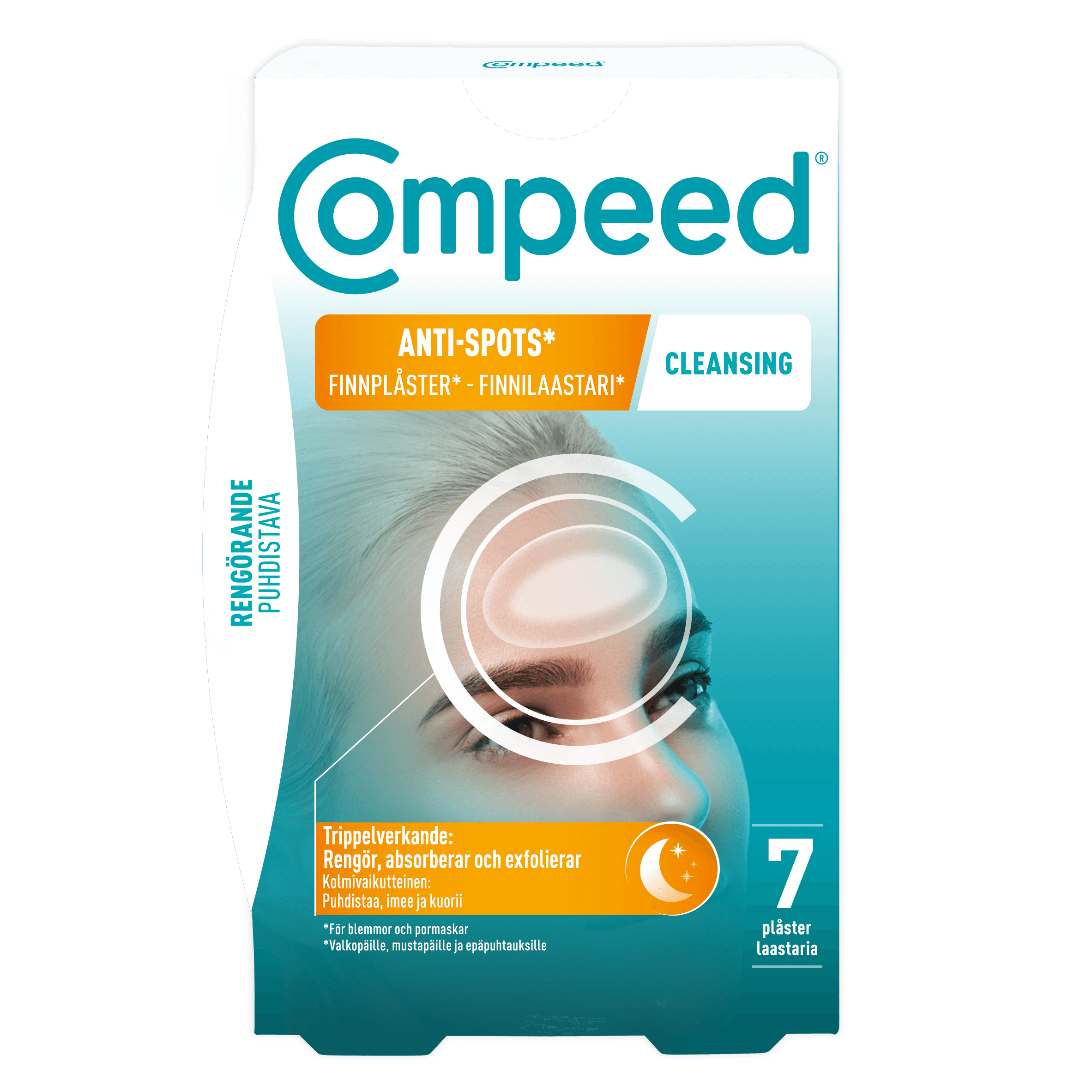 Compeed Finnplåster Cleansing 7 st