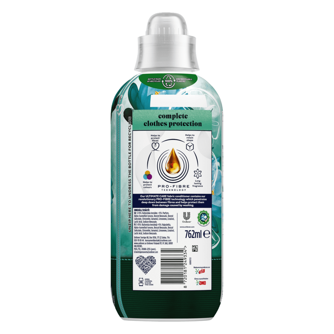 Comfort Ultimate Care Sköljmedel Waterlily & Lime 762 ml 2