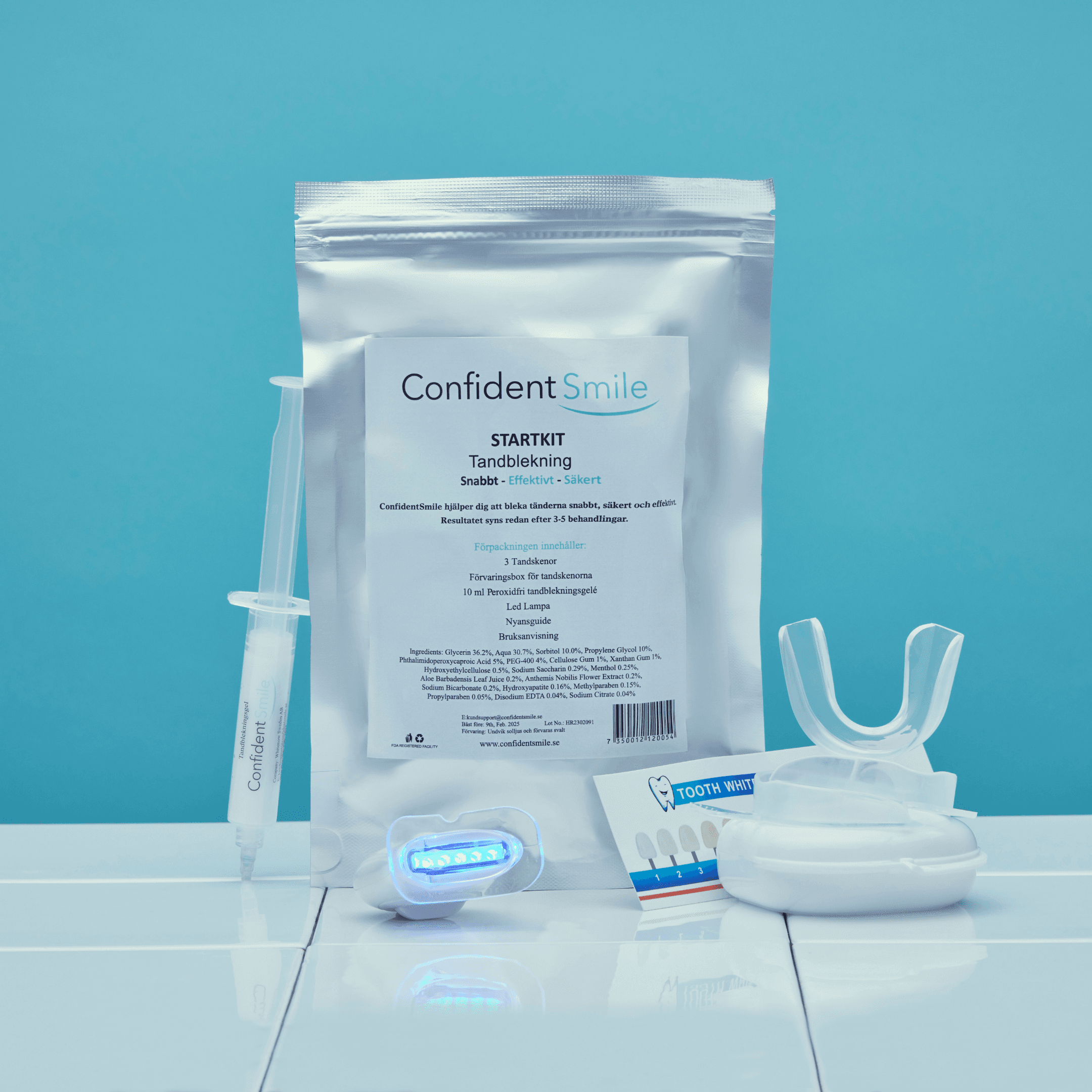 ConfidentSmile Startkit Peroxidfri Tandblekning 2